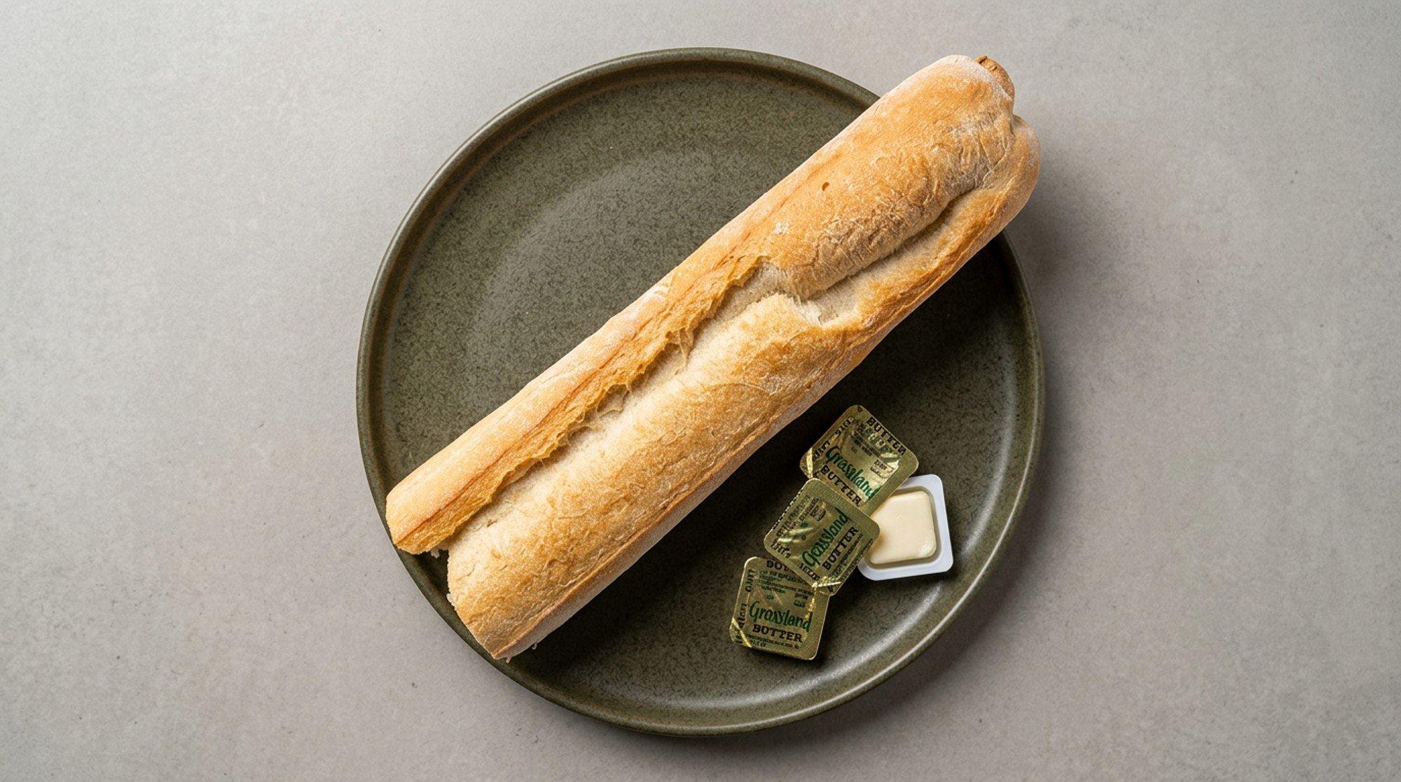 Italian Roll with Butter