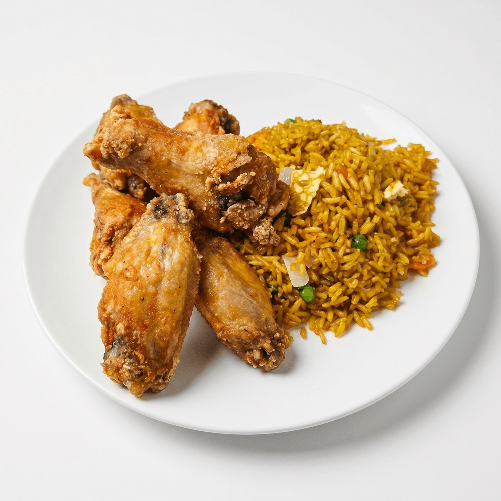 Wings with Egg Fried Rice