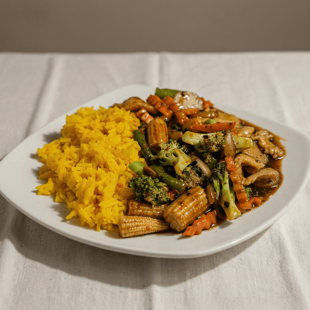 Chicken with Garlic Sauce
