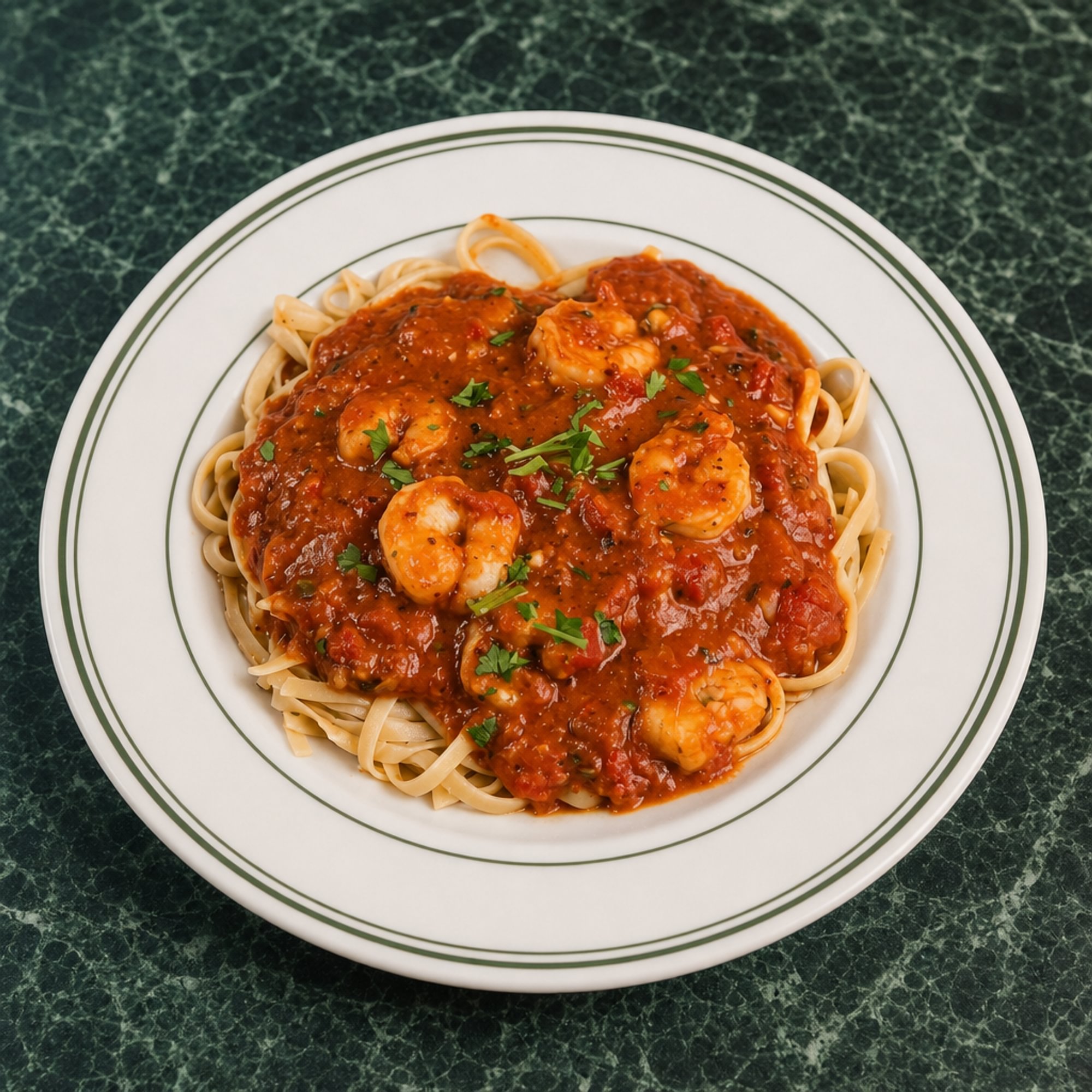5 Jumbo Shrimp Diavolo