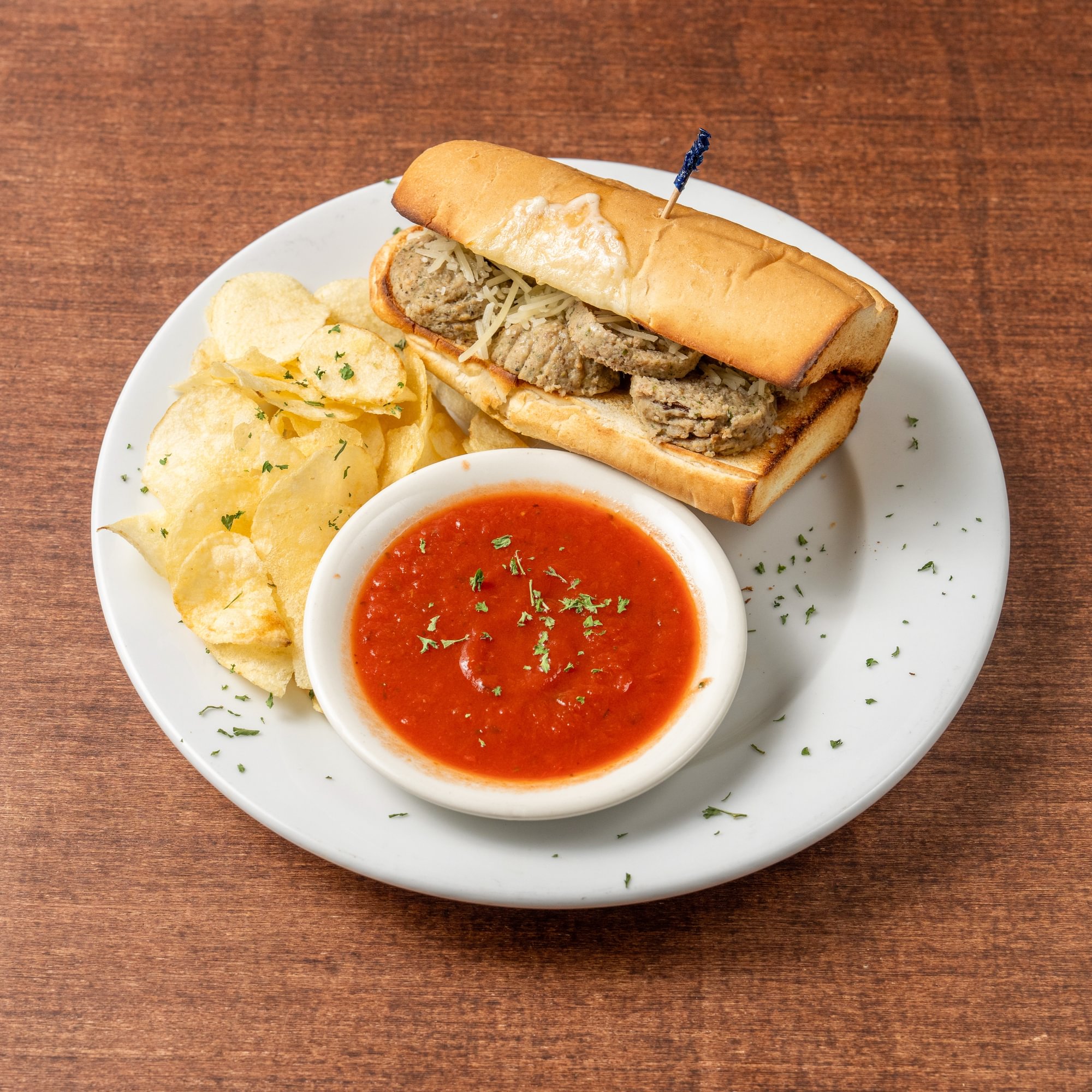 Meatball Parmesan Sub
