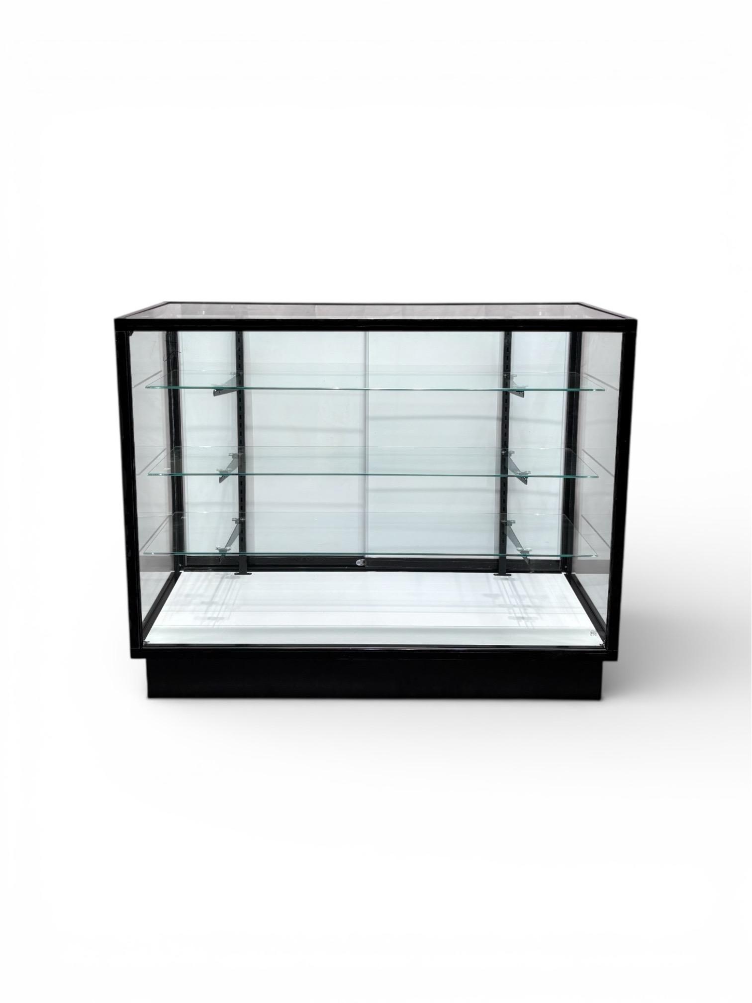 6 feet extra vision showcase with Led lights -3 glass shelves