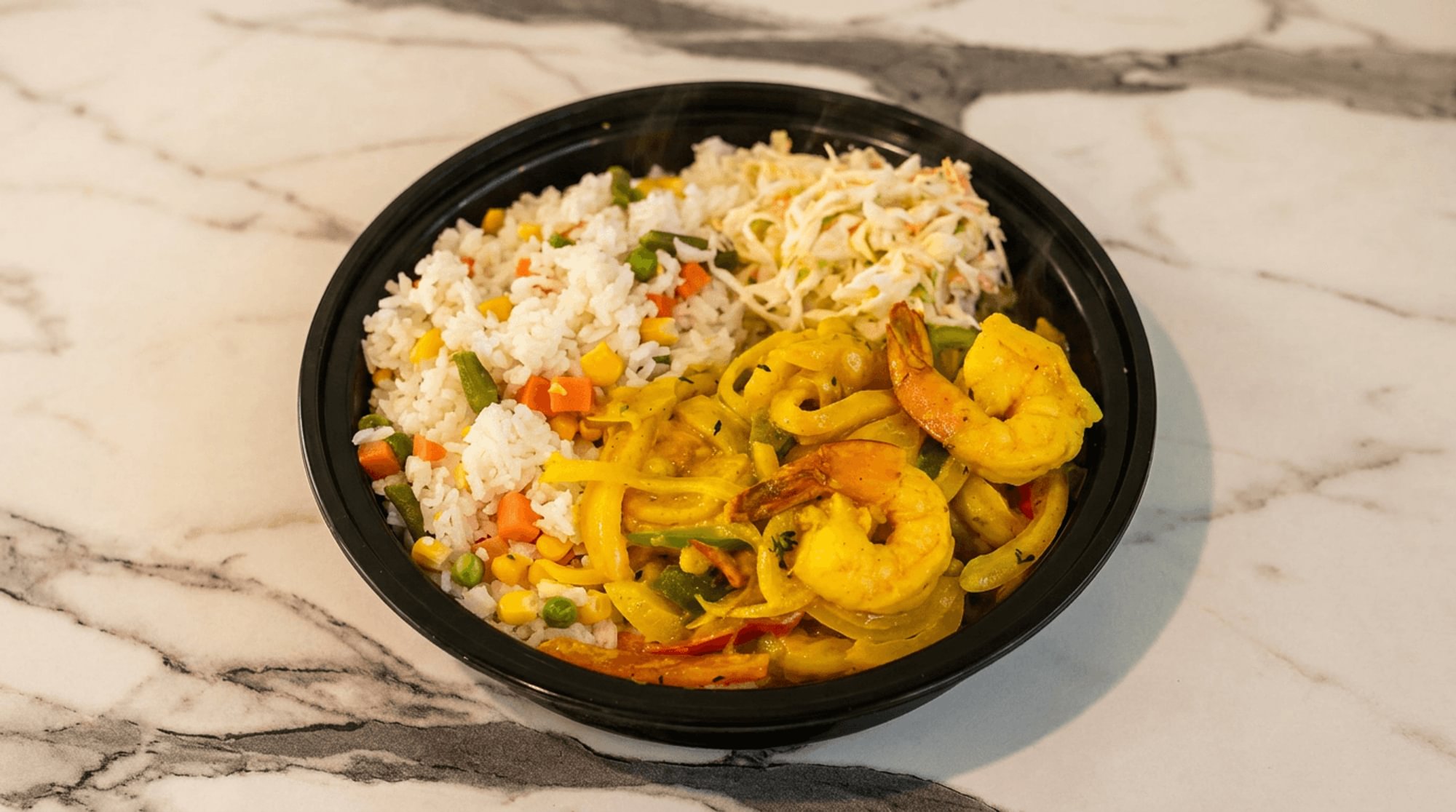 Curry Coconut Shrimp Bowl