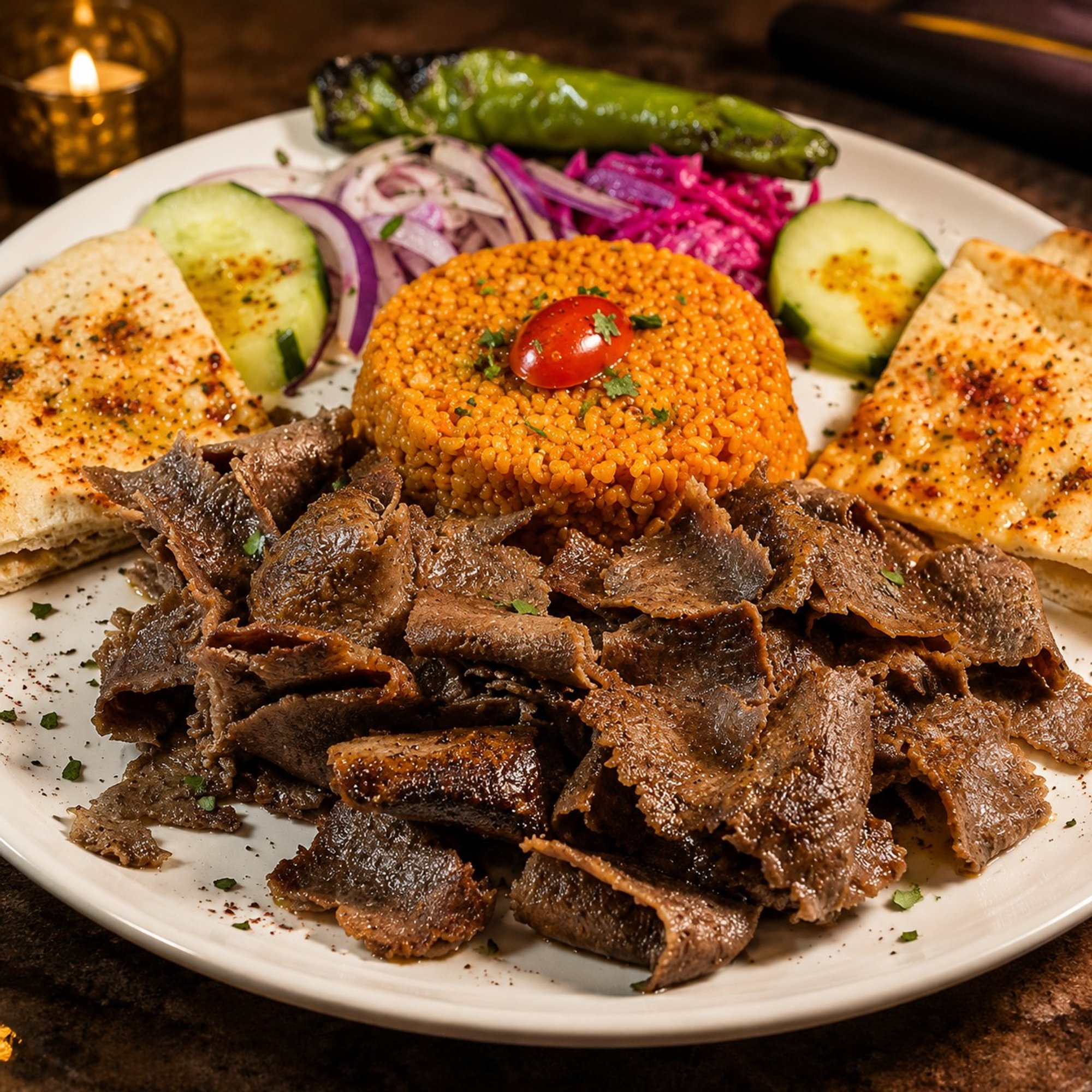 Lamb Gyro + 1 Pita