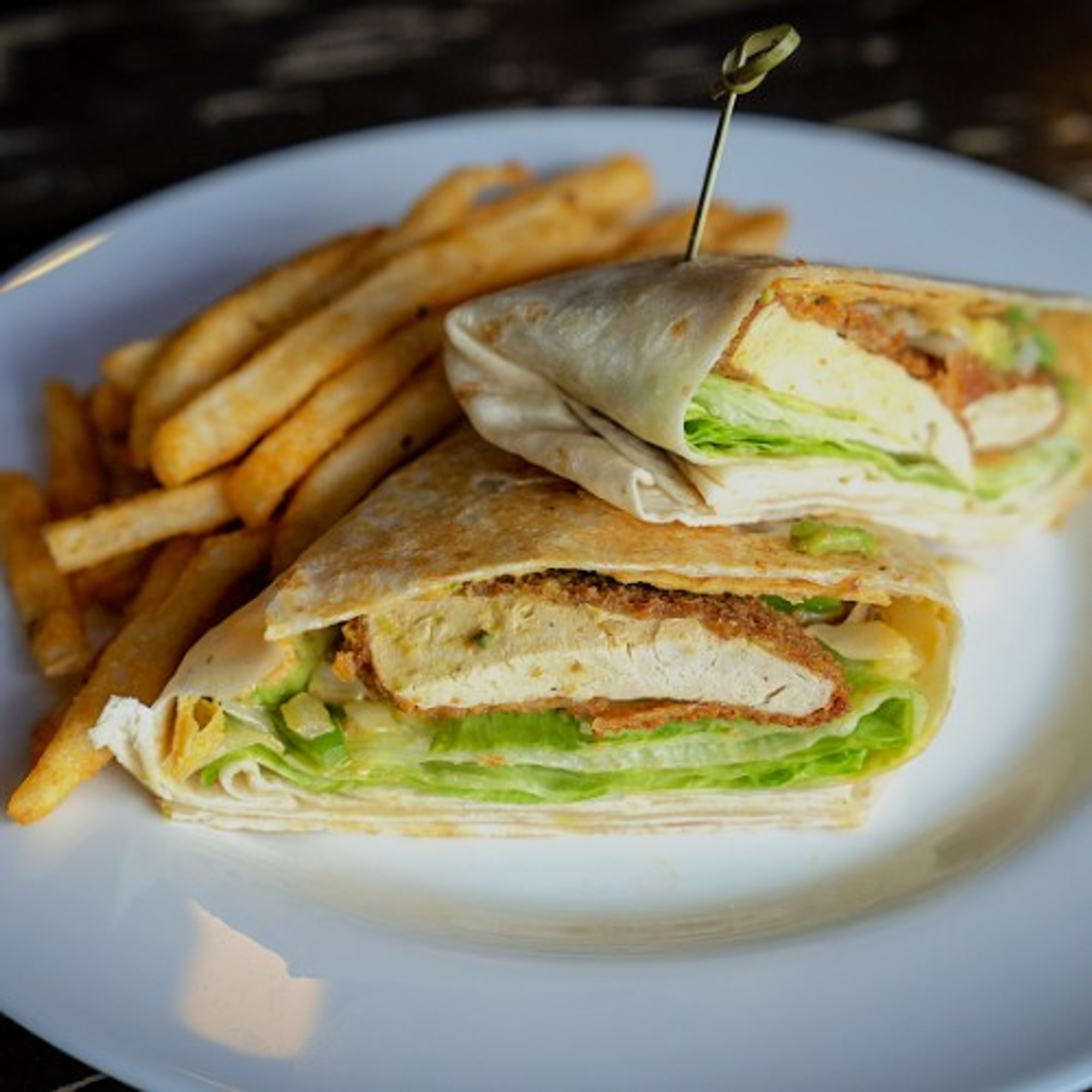 plant based Caesar Crunch Wrap