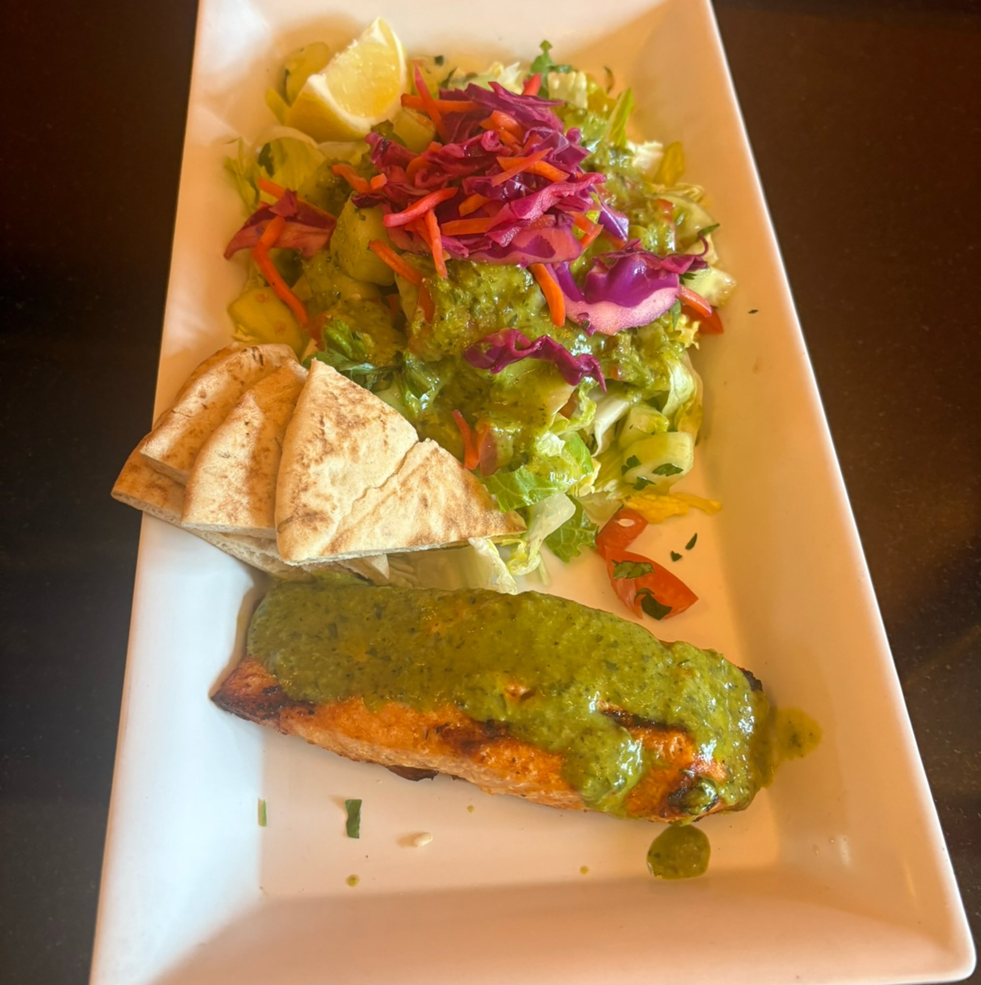 Grilled Salmon Salad