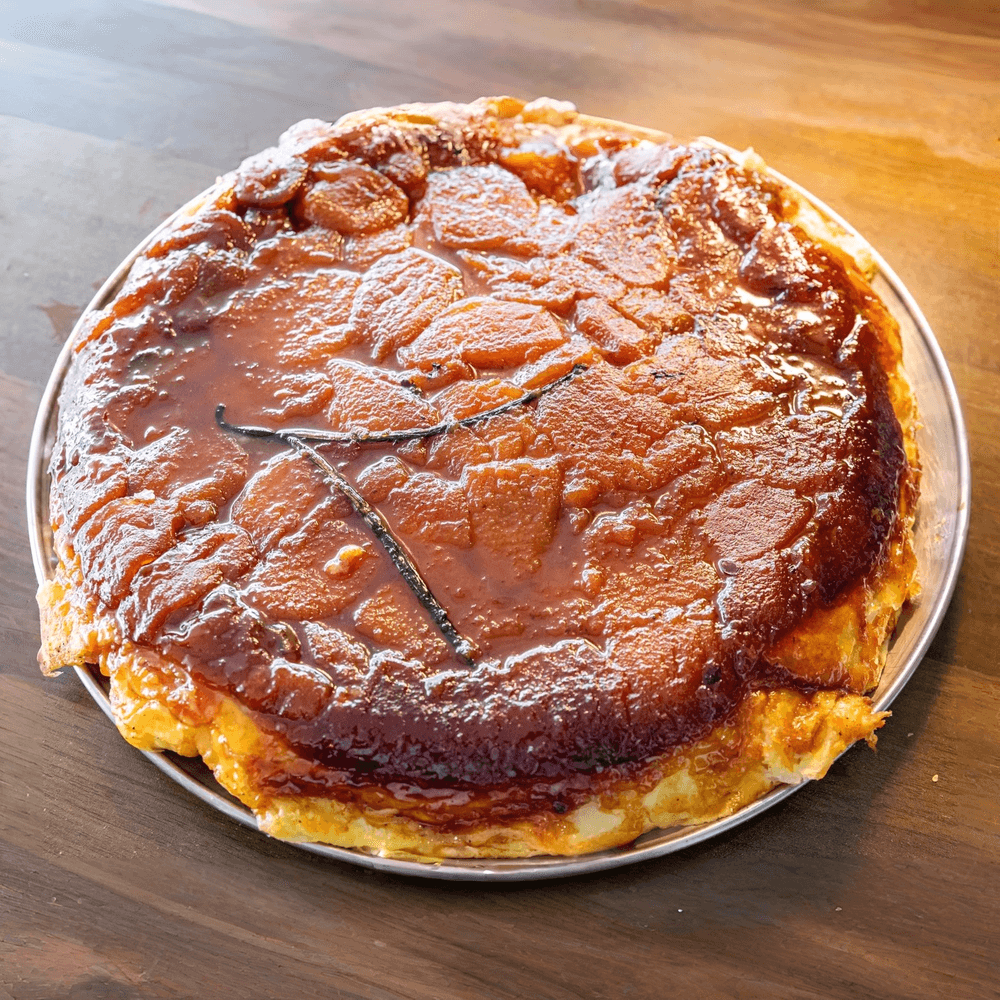 Traditionnelle Tarte Des Soeurs Tatin Crème Anglaise
