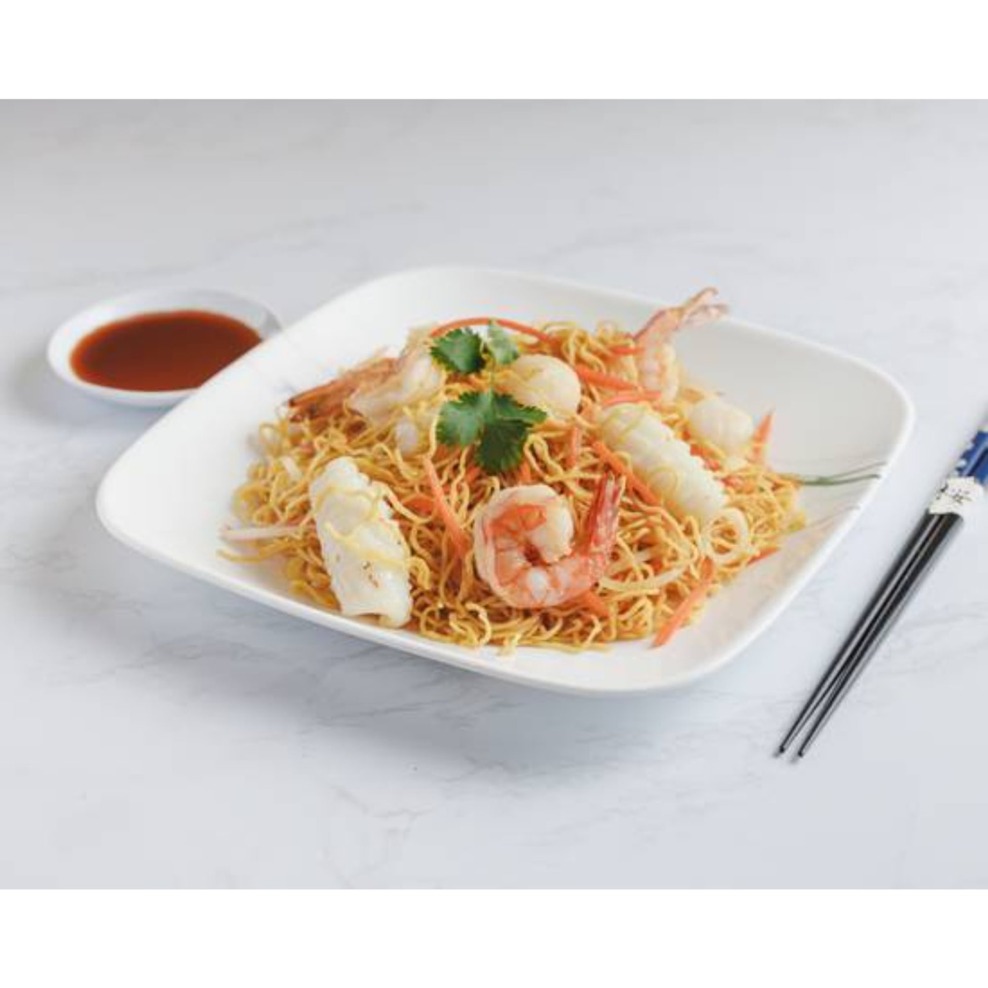N9. Soft Egg Noodles with Seafood
