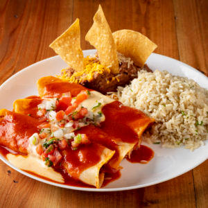 CHICKEN ENCHILADAS