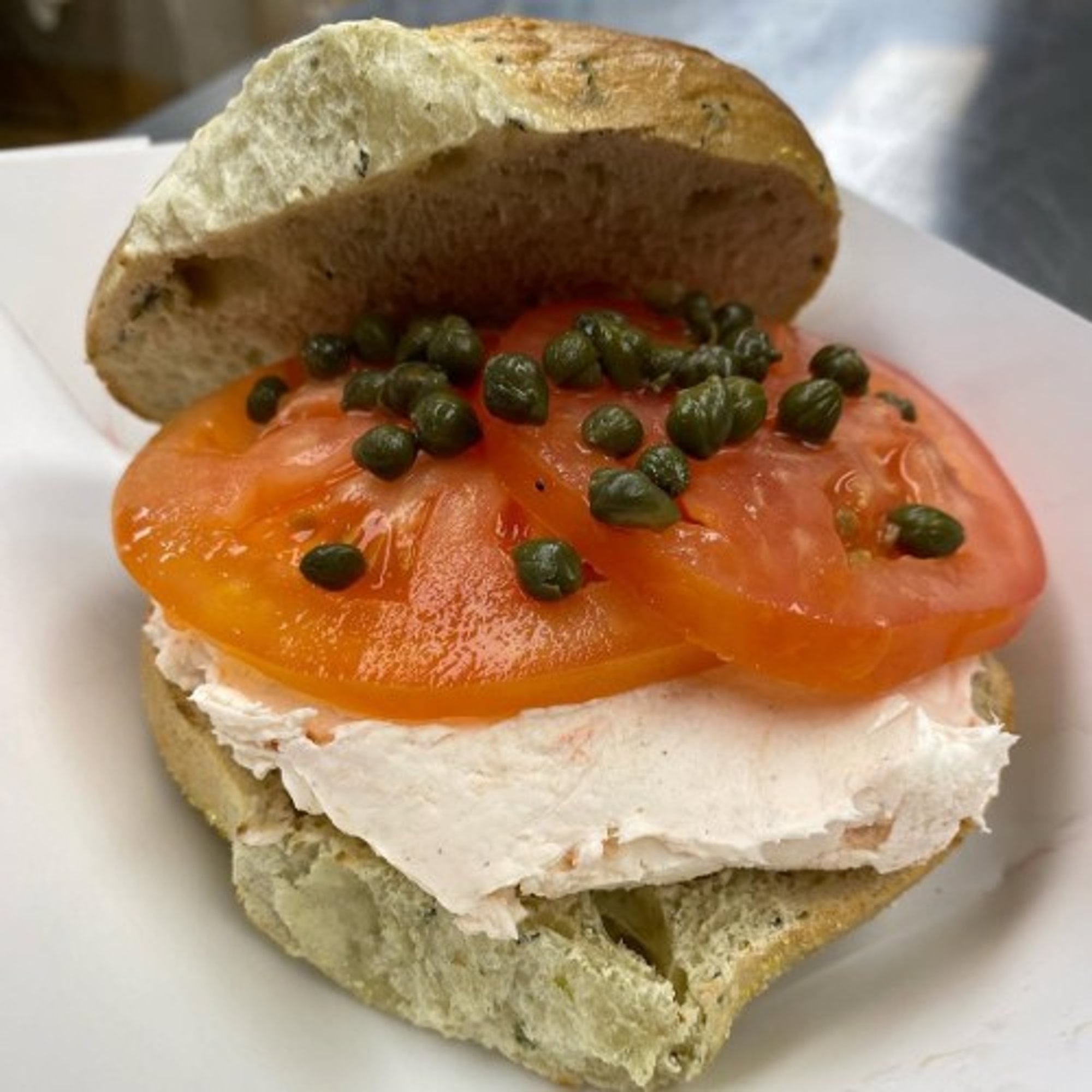 Bagel with Lox Spread