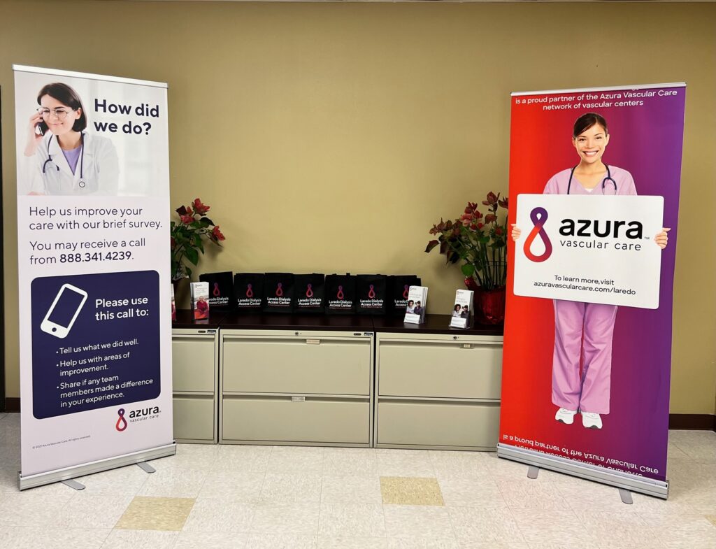 The lobby of Laredo Dialysis Access Center