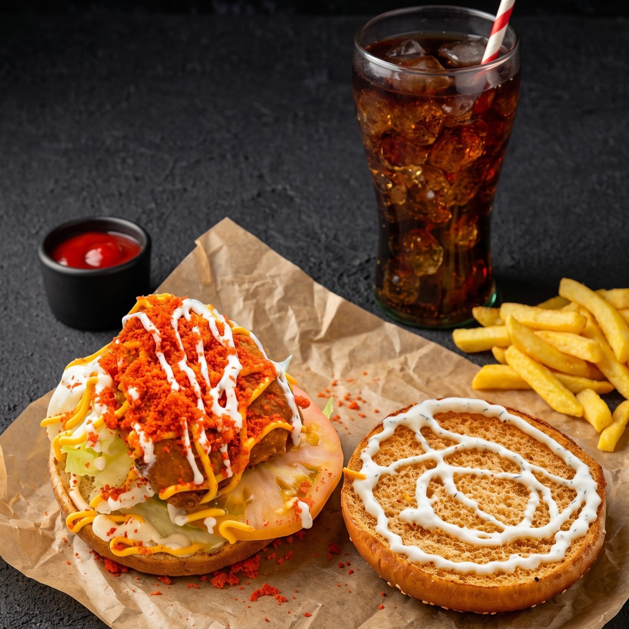 Royal Cheetos combo w fries/soda