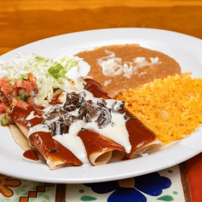 Enchiladas Al Carbon