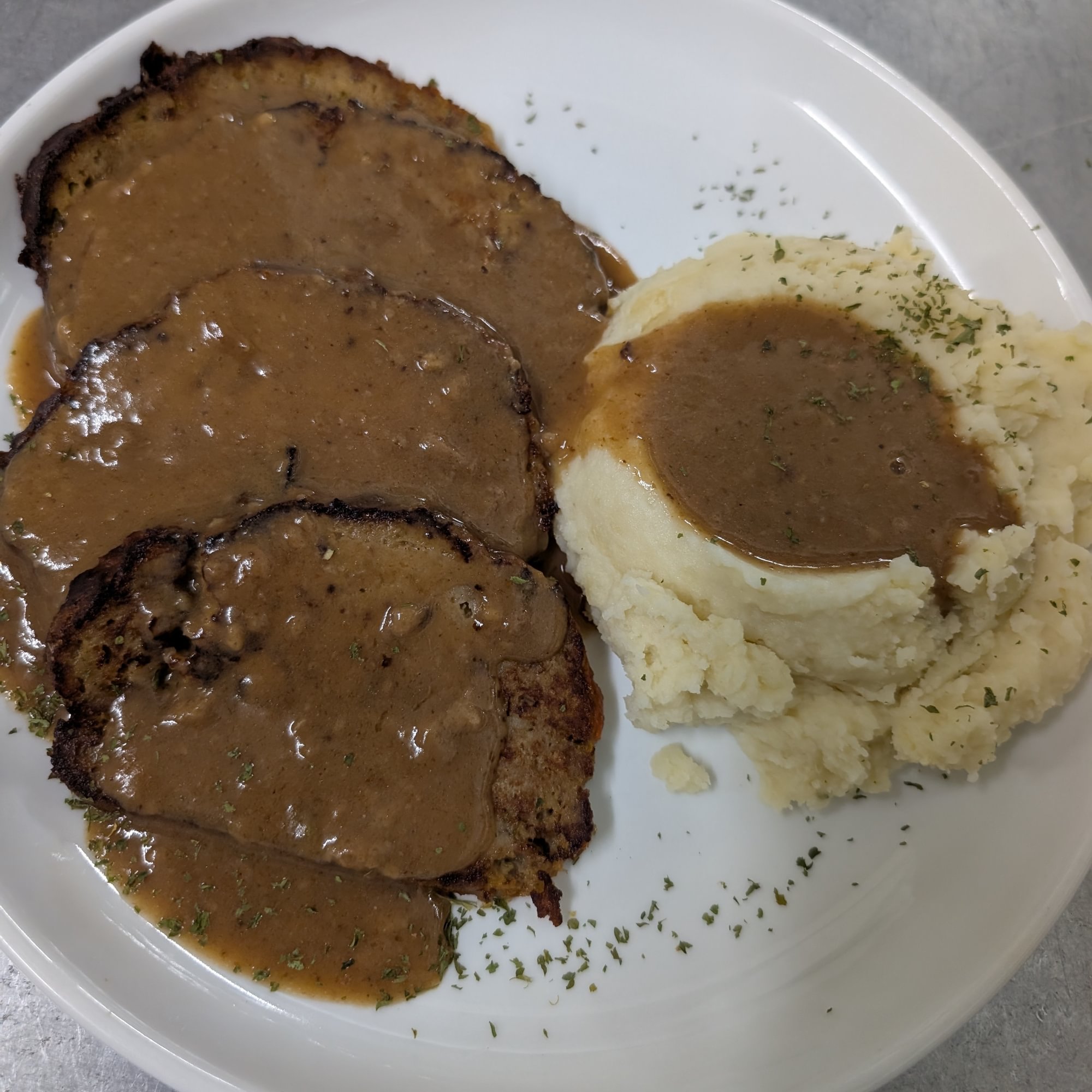 Baked Meatloaf Dinner
