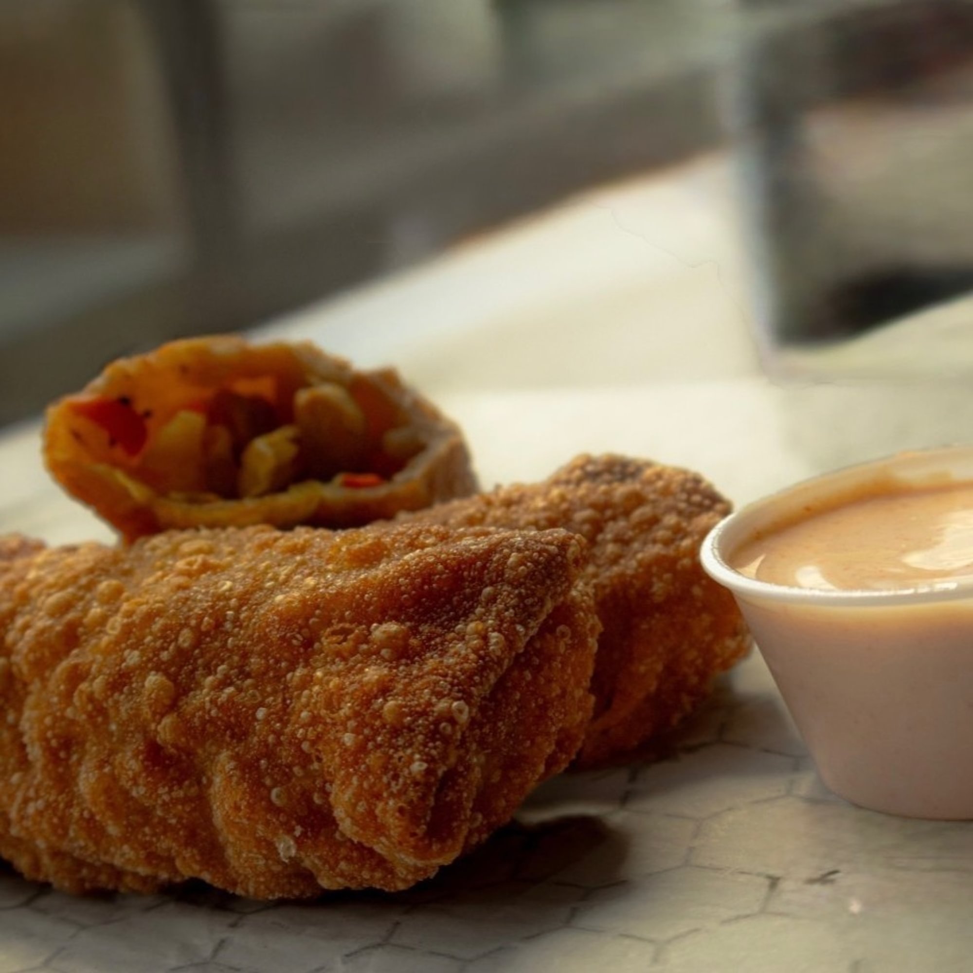 One (1) Teriyaki Chicken Egg Roll
