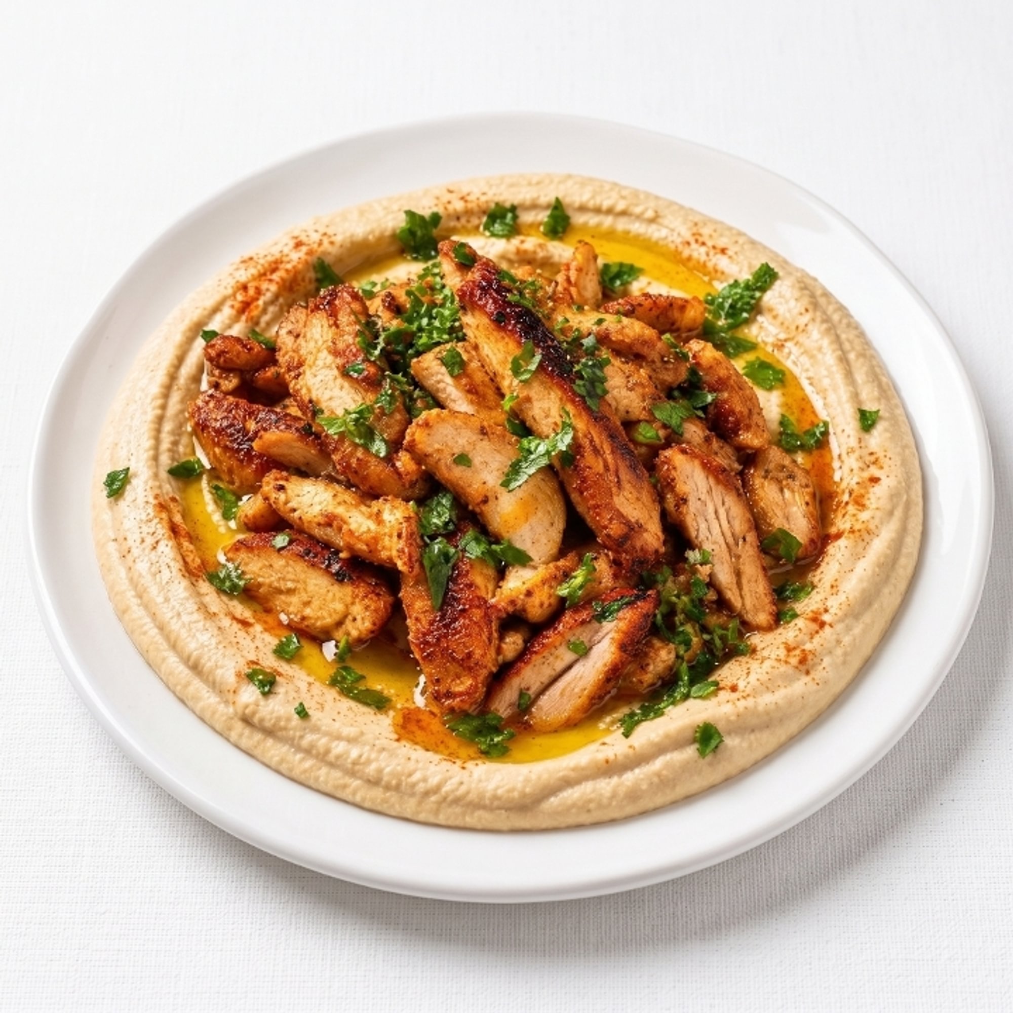 Hummus with Chicken