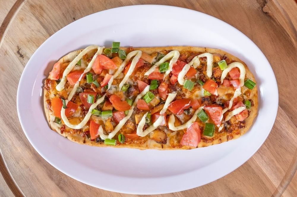 Chicken Club Flatbread