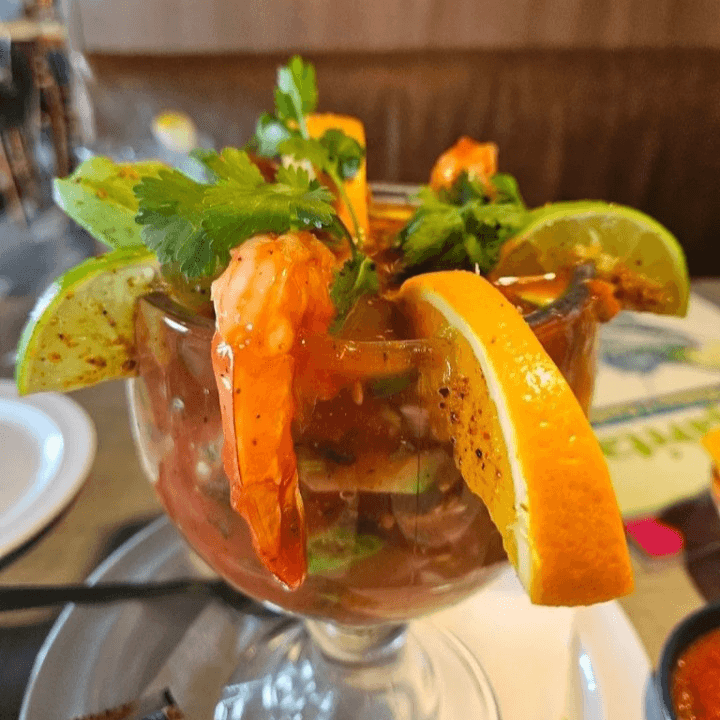 Coctel De Camaron Mexican Shrimp Cocktail