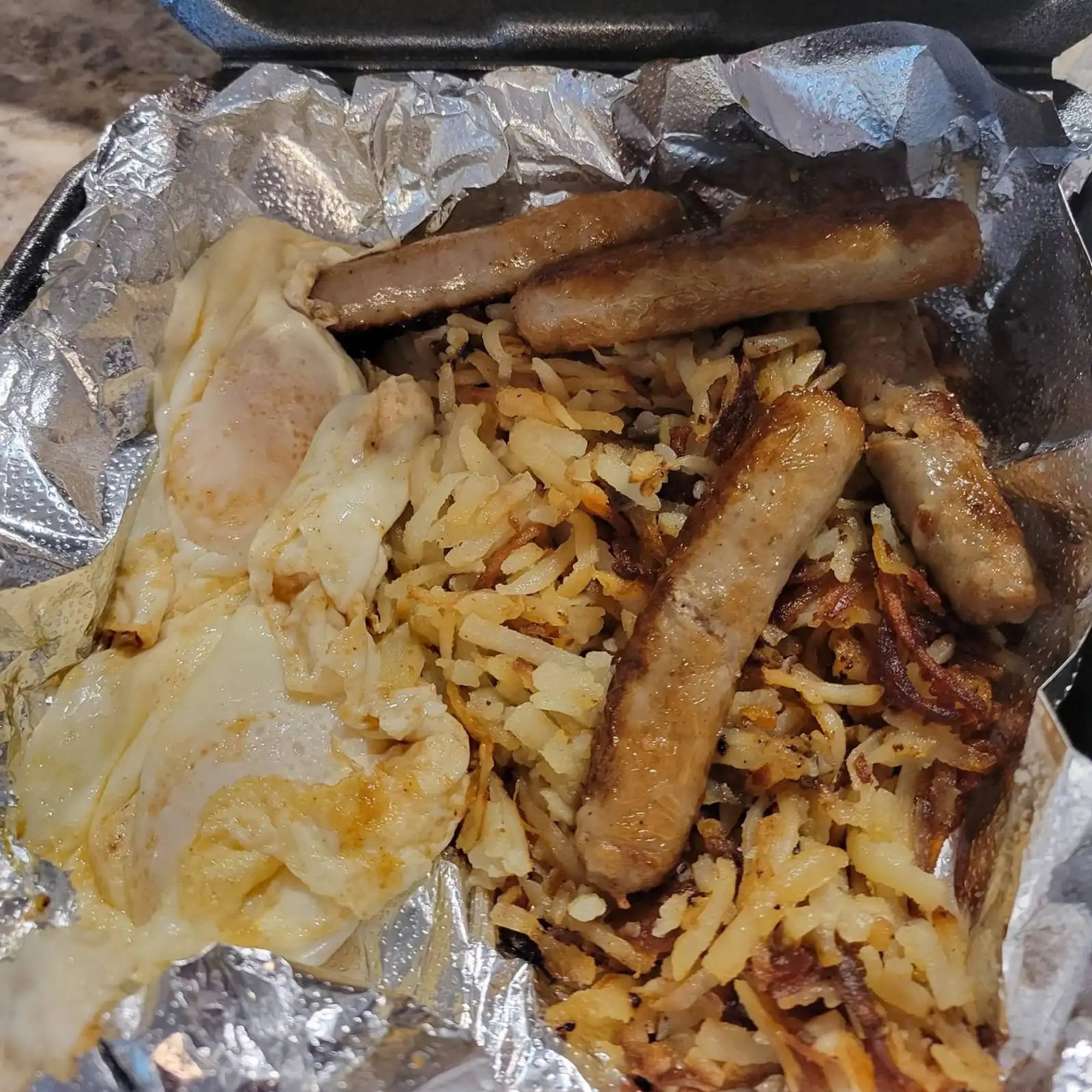 Triple Meat Omelette