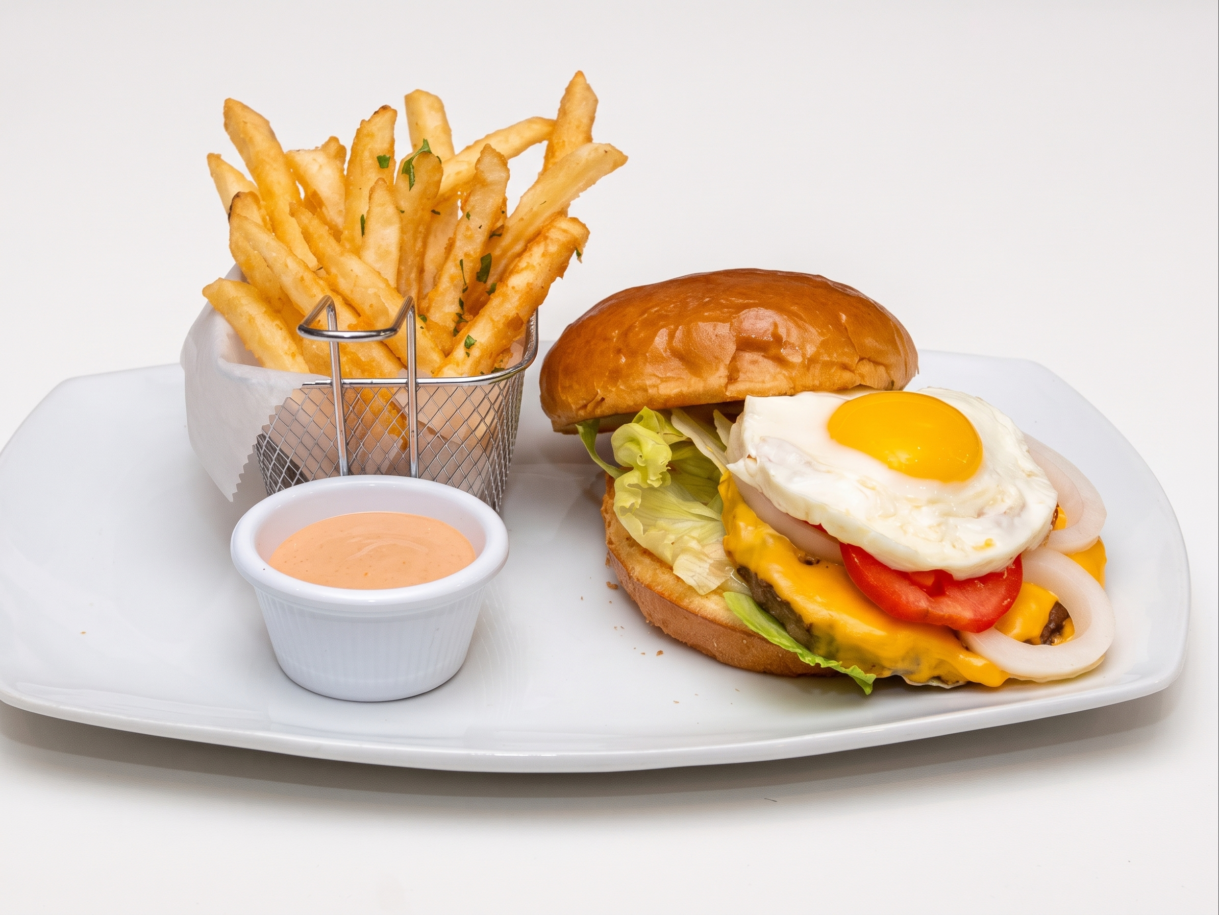 D&D Signature The Golden Hour Brunch Burger
