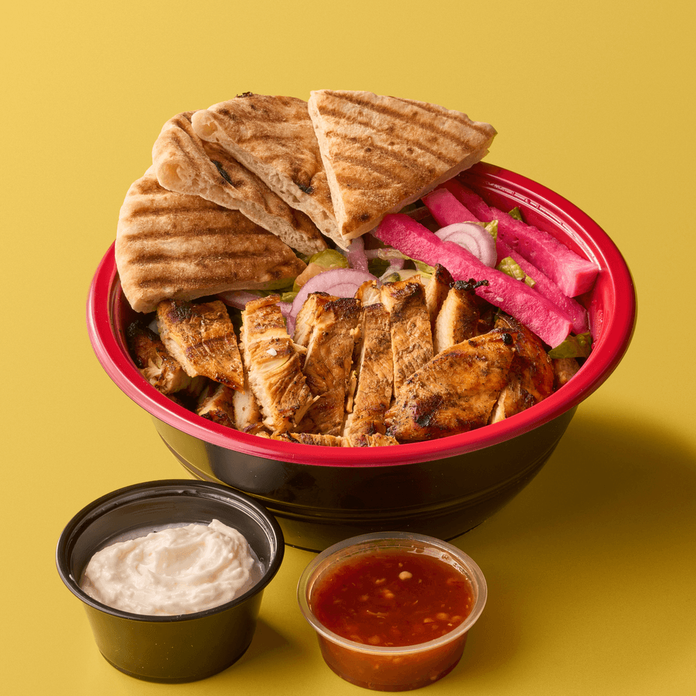 Chicken Shawarma and Rice Bowl