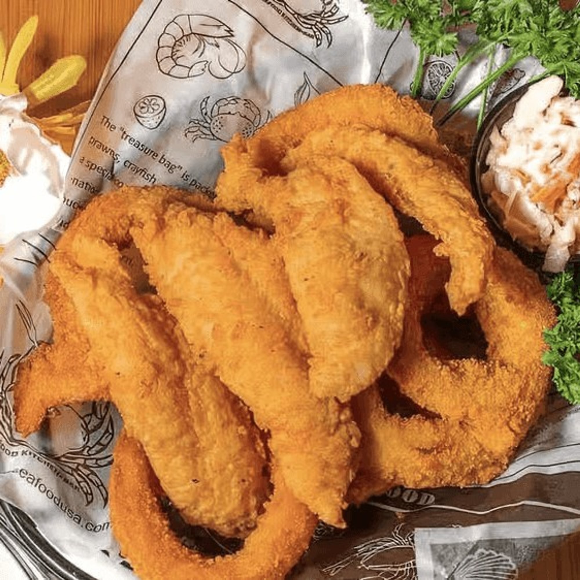 Fried Tilapia Basket (4)