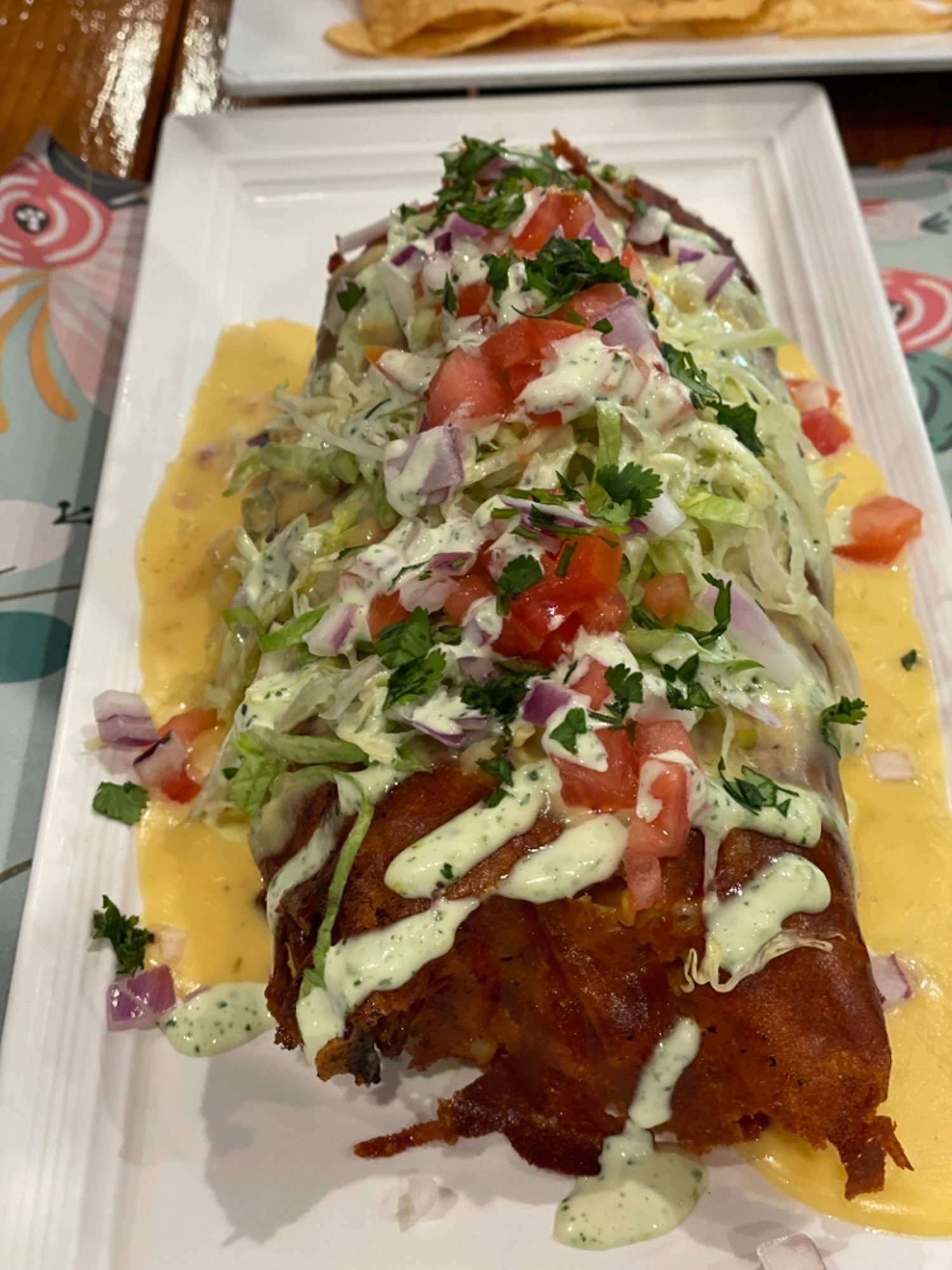 🌮- Burrito Joe’s Way w/ Queso & Chips