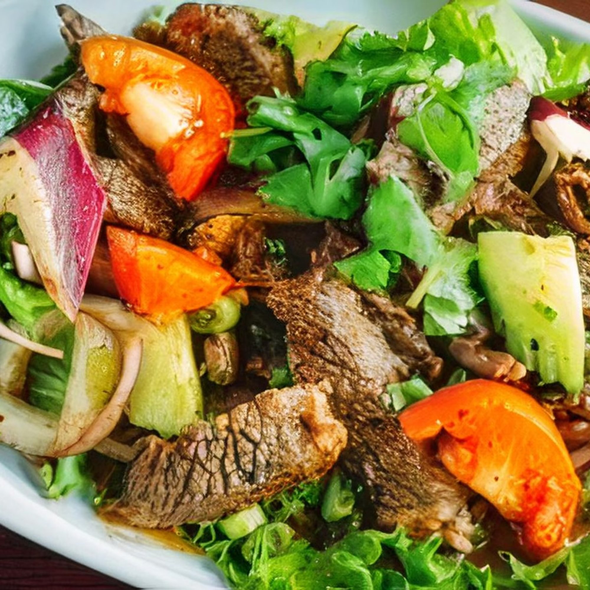 Spicy Beef or Pork Salad