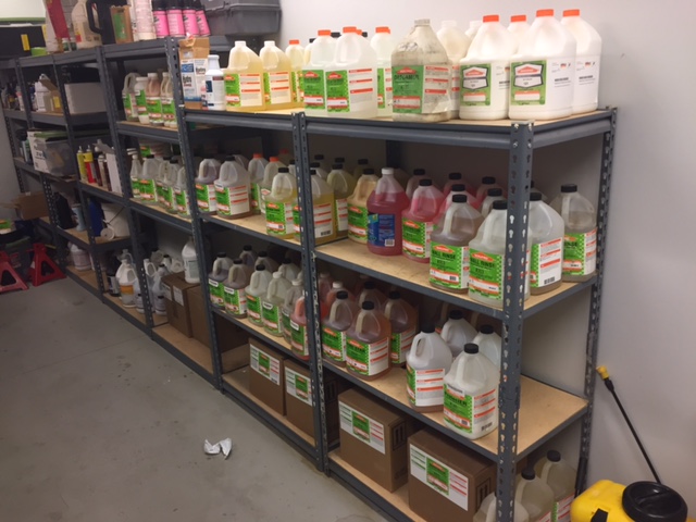 SERVPRO Cleaning Products.