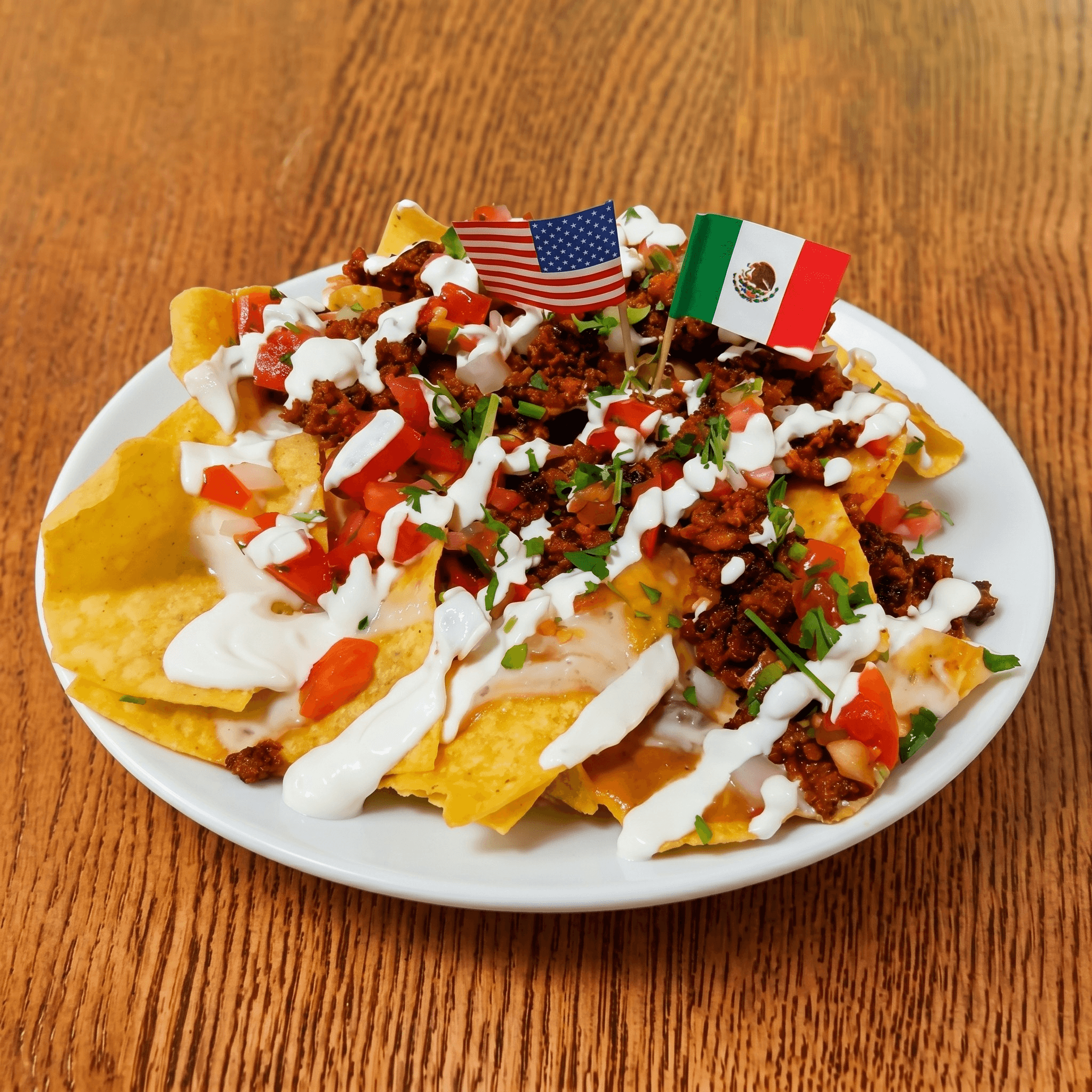 Nachos Con Chorizo
