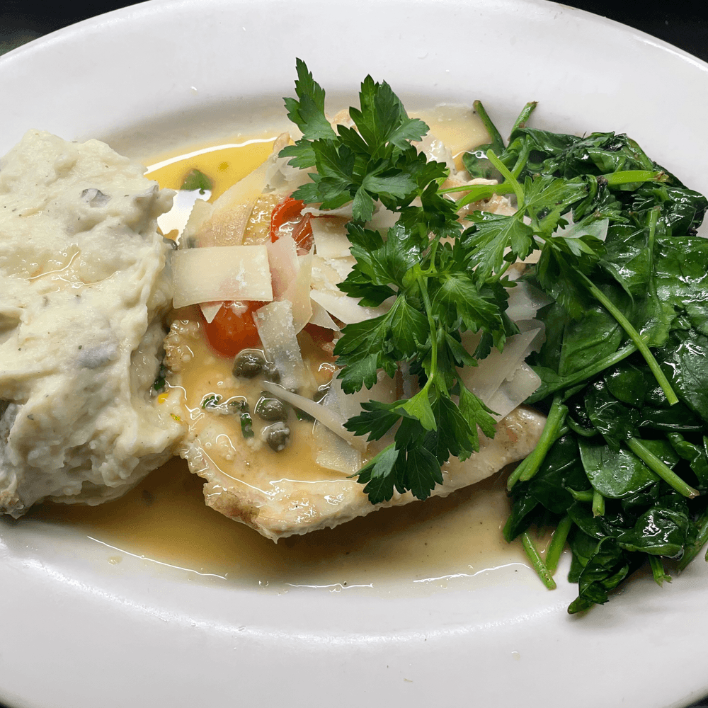 Pesto Chicken Piccata