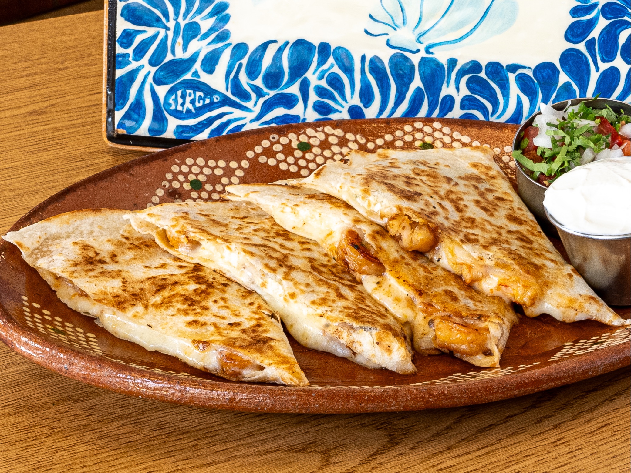 Shrimp (Camarón) Quesadilla
