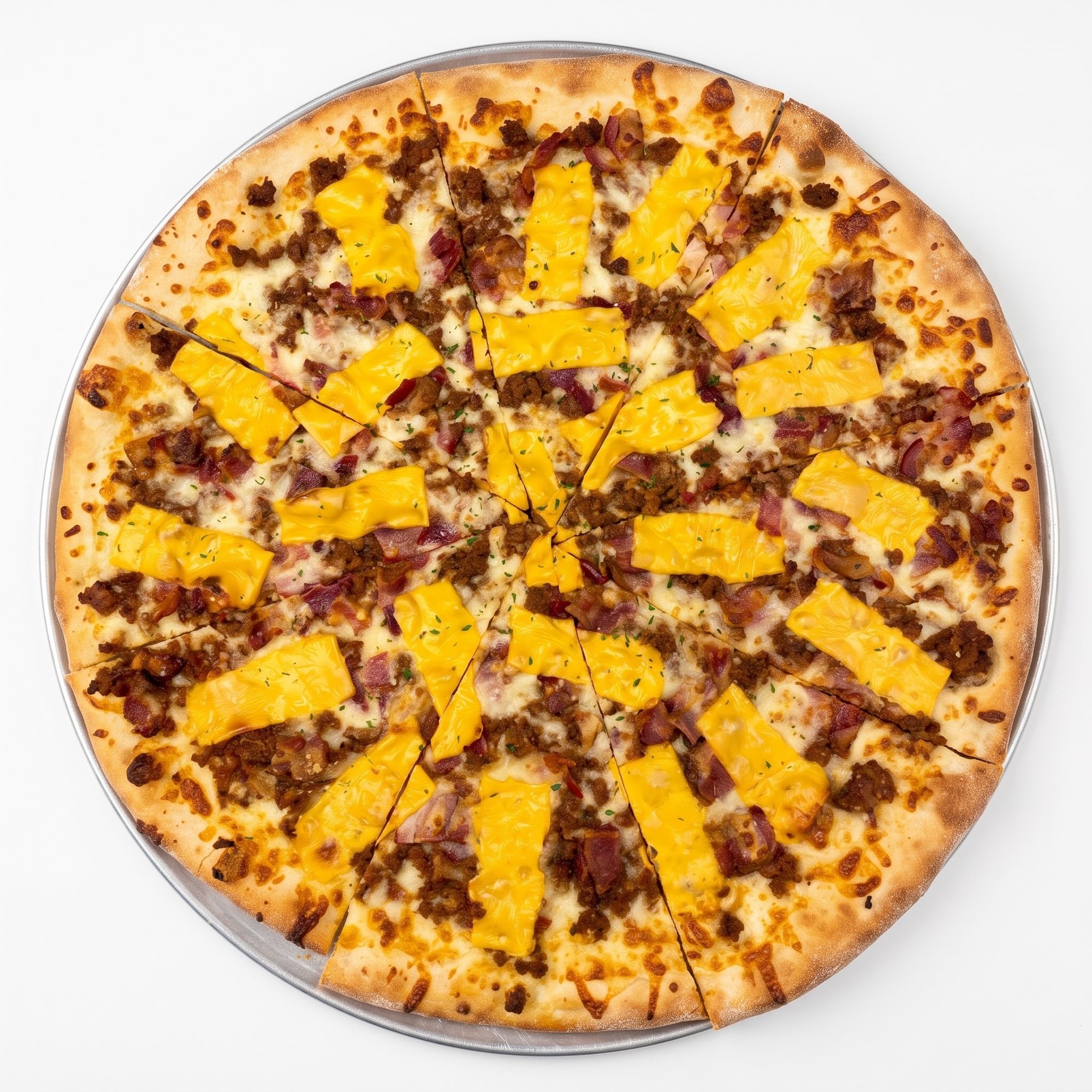 Bacon Cheeseburger Pizza