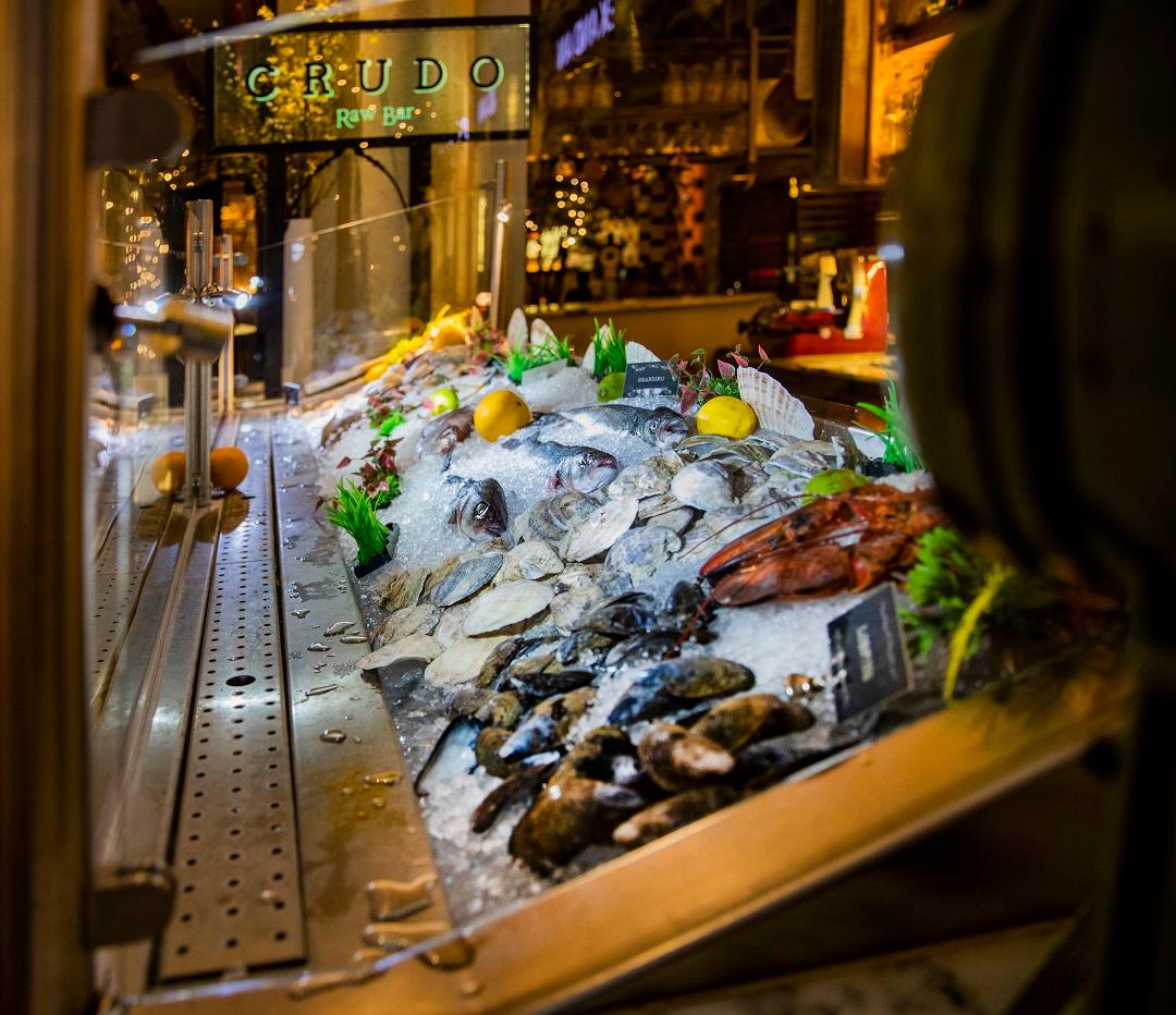 Fresh Seafood from our Crudo Station