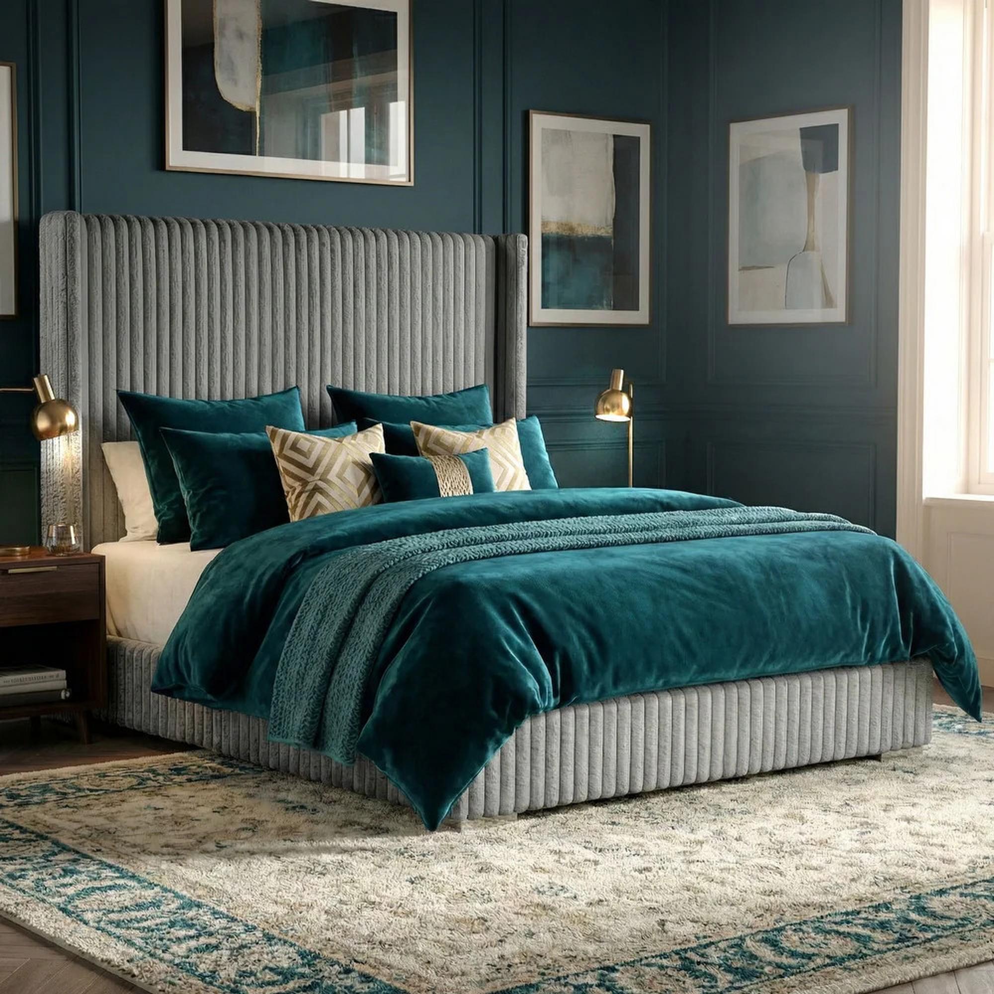 Caldwell E. King Bedframe, Gray