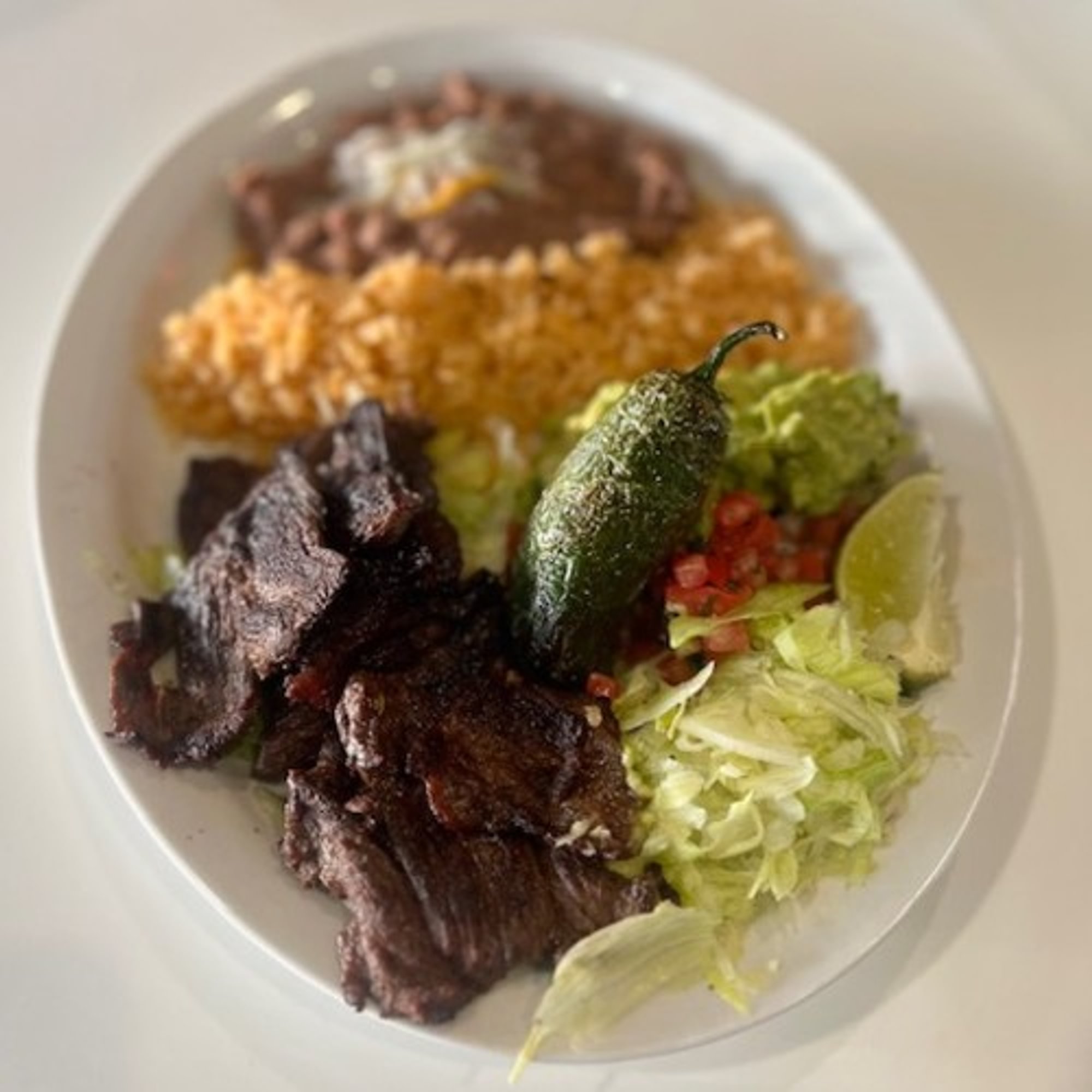 Carne Asada Plate