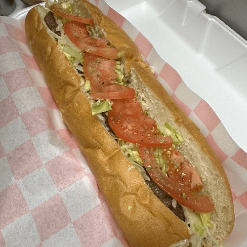 Cheeseburger Sub (12" Small)
