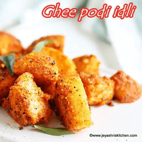 Ghee Podi Idly