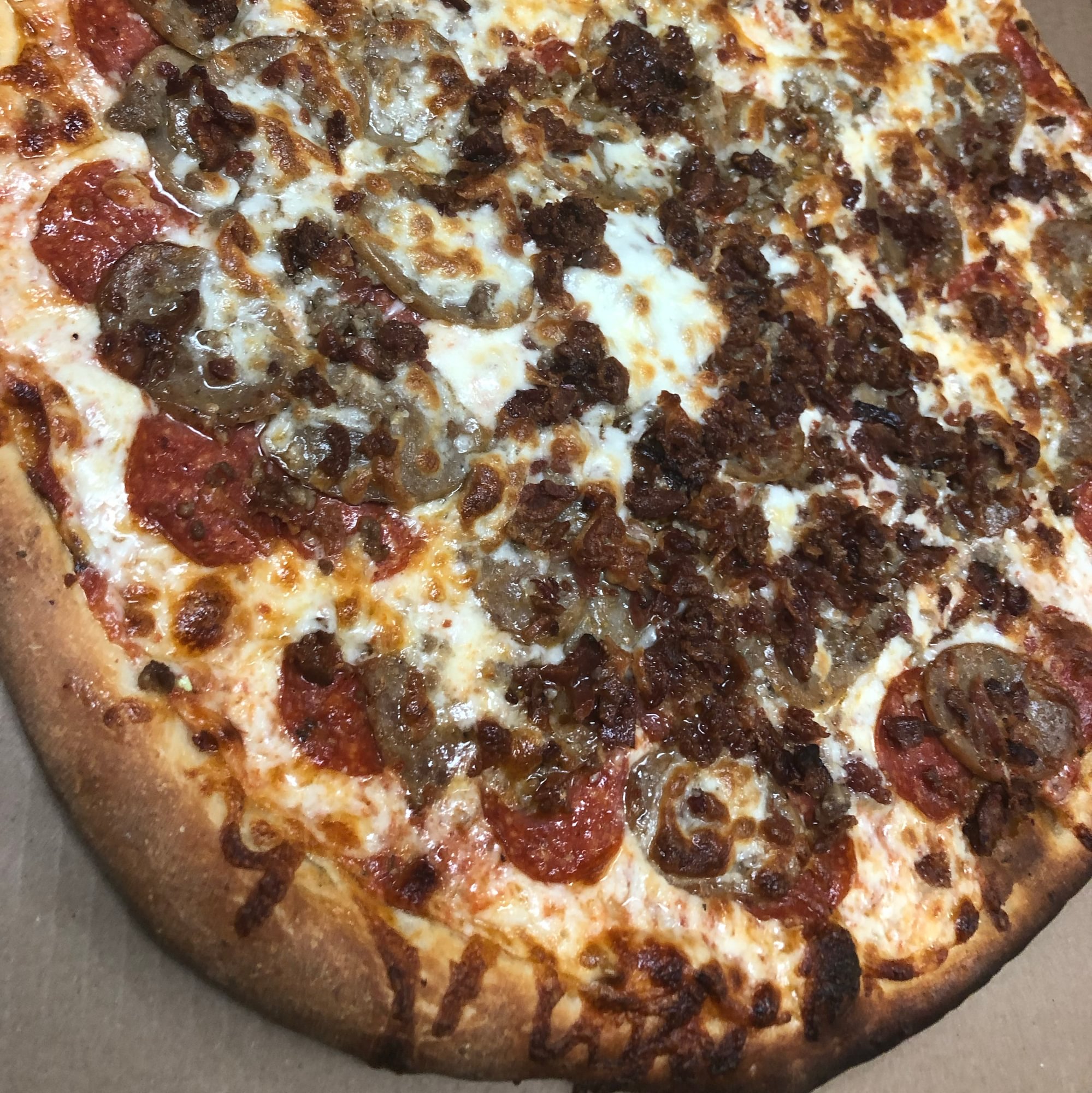 Meat Feast Pizza (16" Extra Large - 12 Slices)
