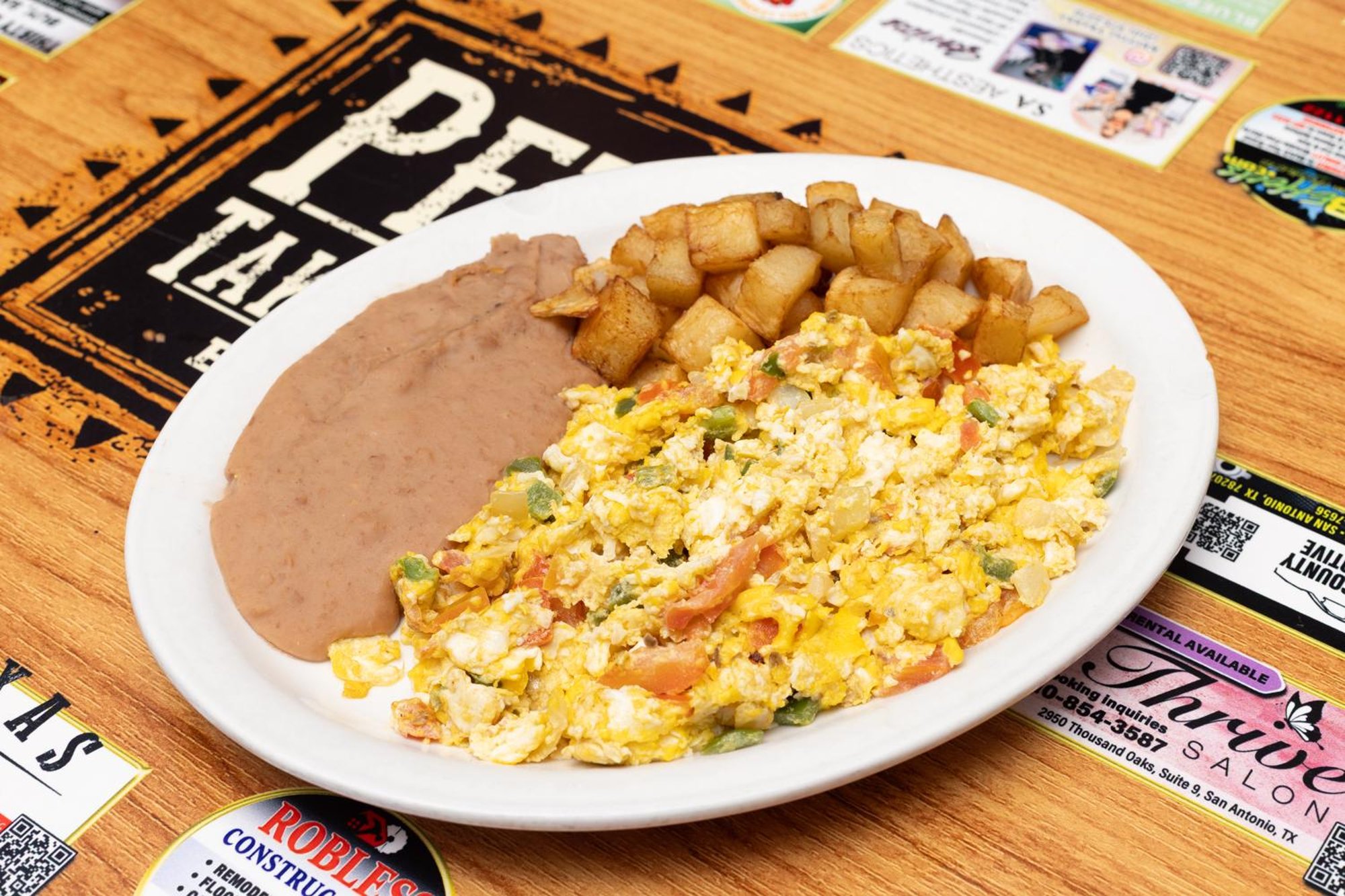 Huevos Ala Mexicana Plate
