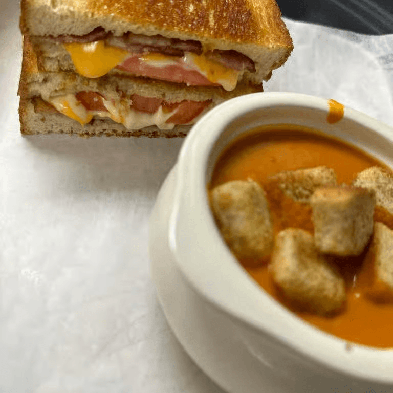 Grilled Cheese & Tomato Bisque