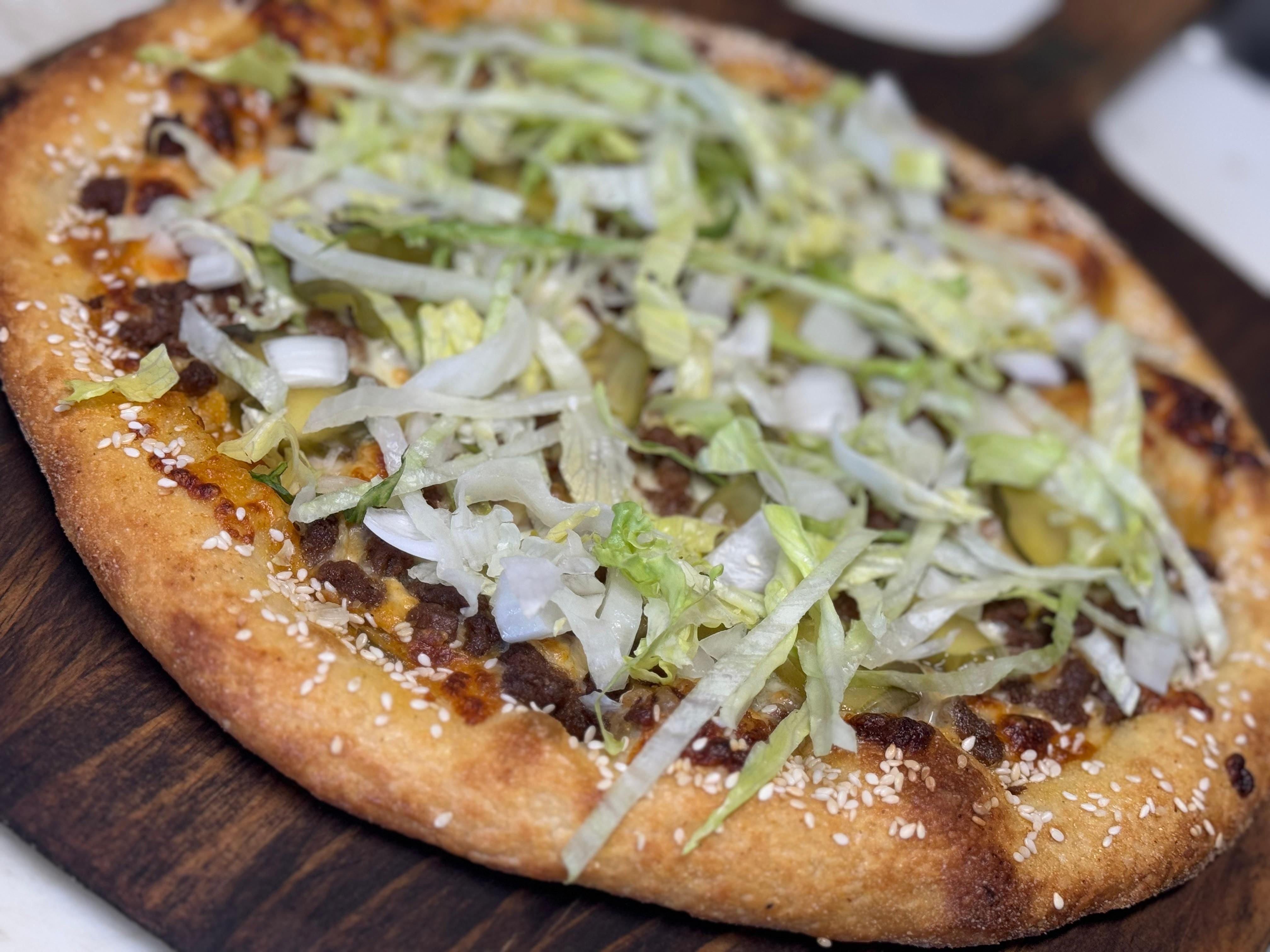 The MaC Burger Pizza