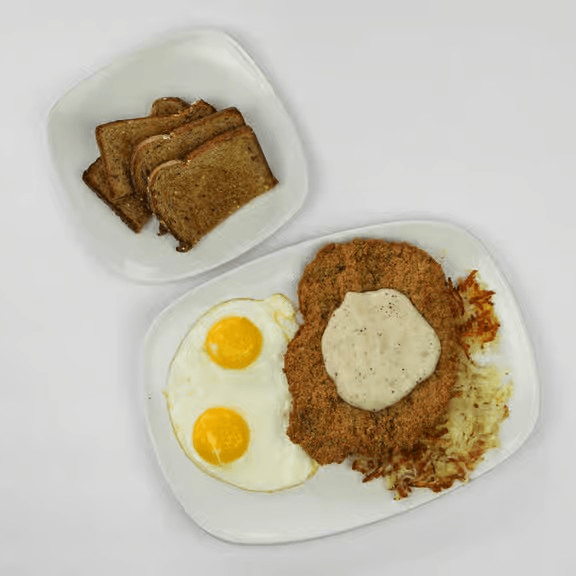 Country Fried Steak & 2 Eggs
