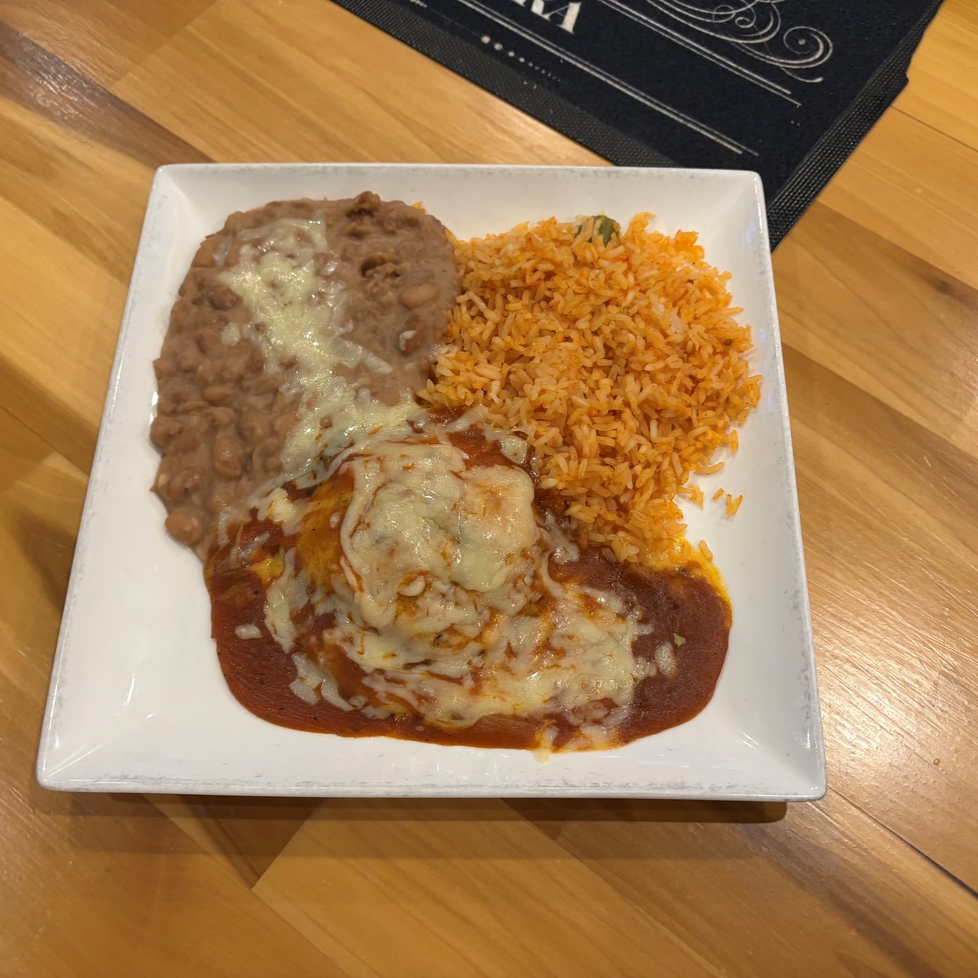 B. One Chile Relleno Stuffed with Beef & Cheese Combo