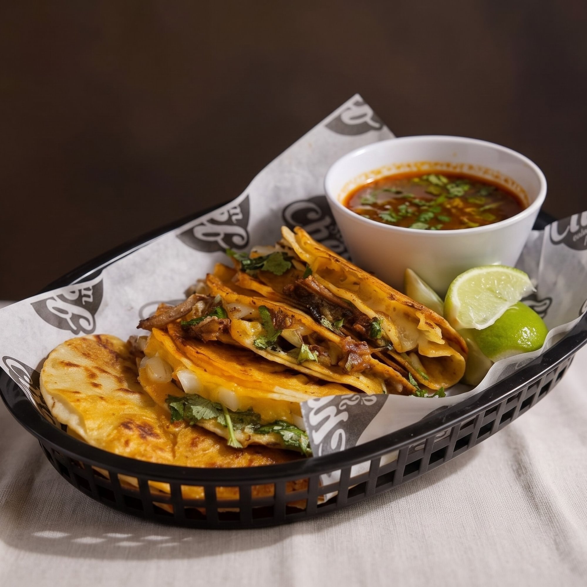 Birria Queso Tacos