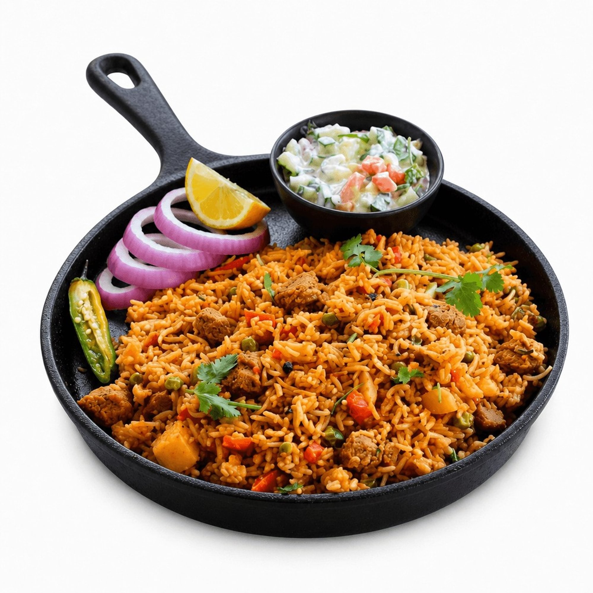 Soya Tikka Biryani