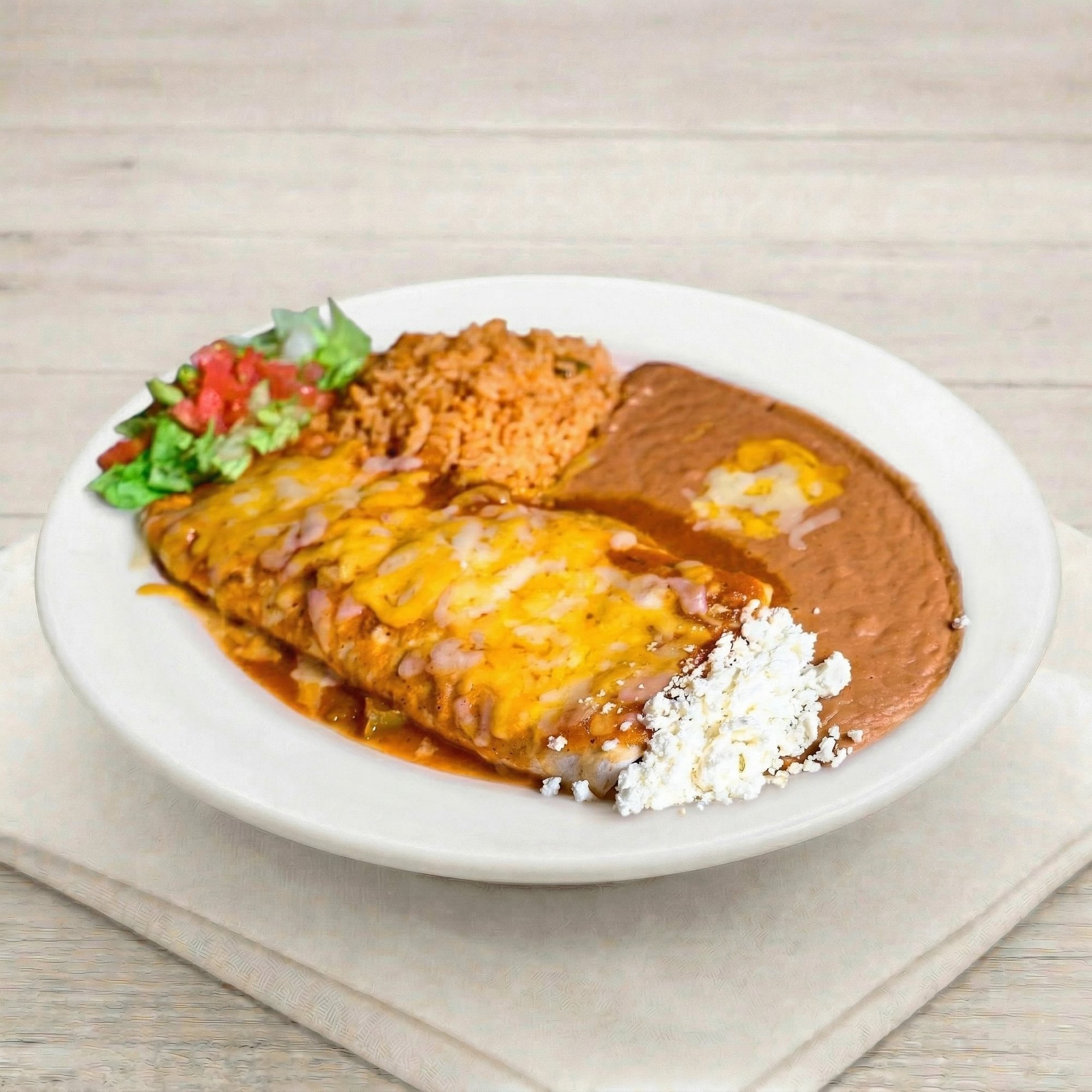 Veggie Feta Burrito