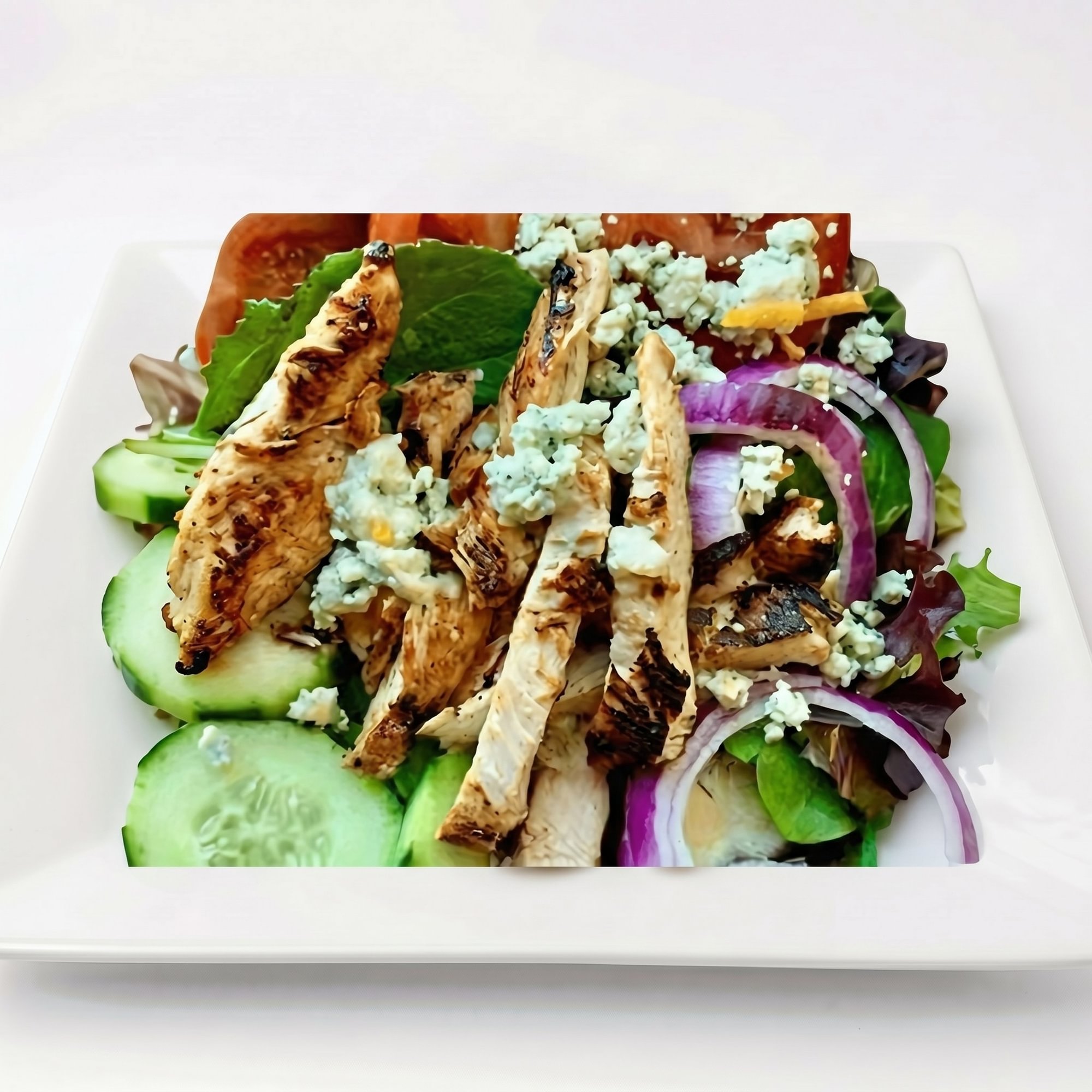 Gorgonzola Chicken Spinach Salad