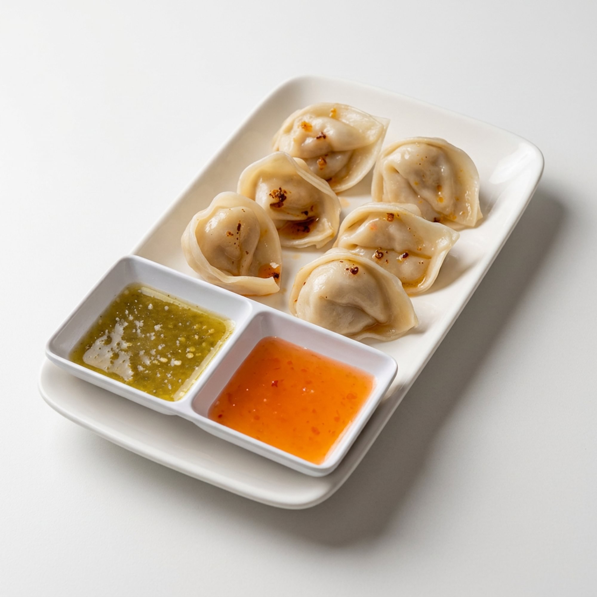 A9 - Steamed Dumpling Momo (6 Pieces)