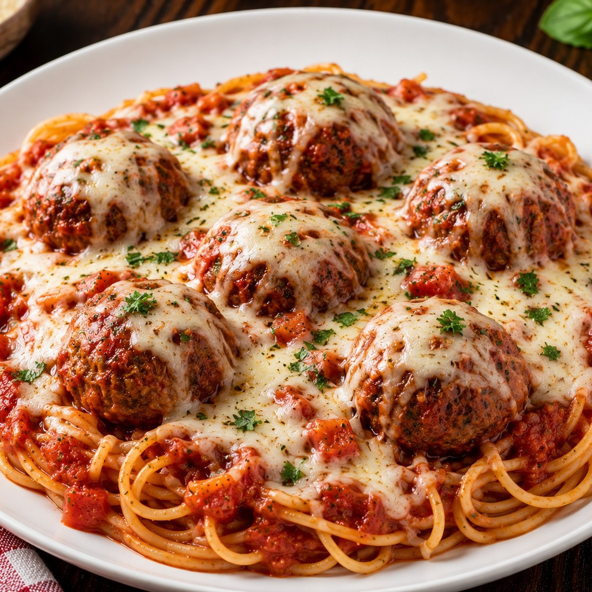 Spaghetti w/ Meatballs